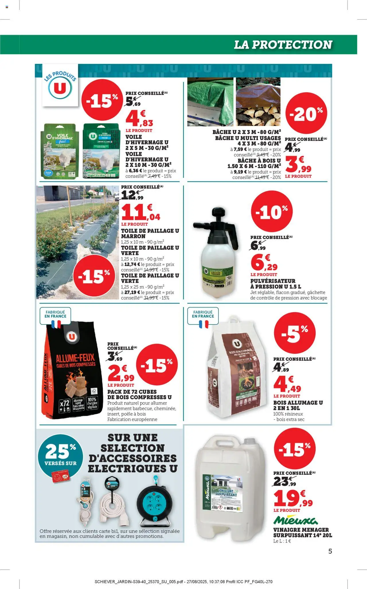  | Page: 5 | Produits: Toile de paillage, Poêle, Poêle à bois, Vinaigre