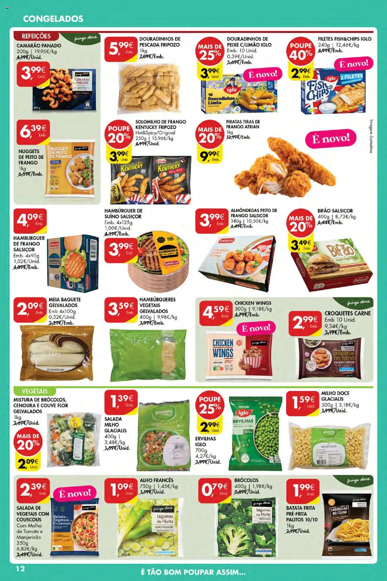 Pingo Doce Poupe Esta Semana Açores │ válido de 21.08.2025 | Página: 12 | Produtos: Molho de tomate, Batata, Camarão, Carne
