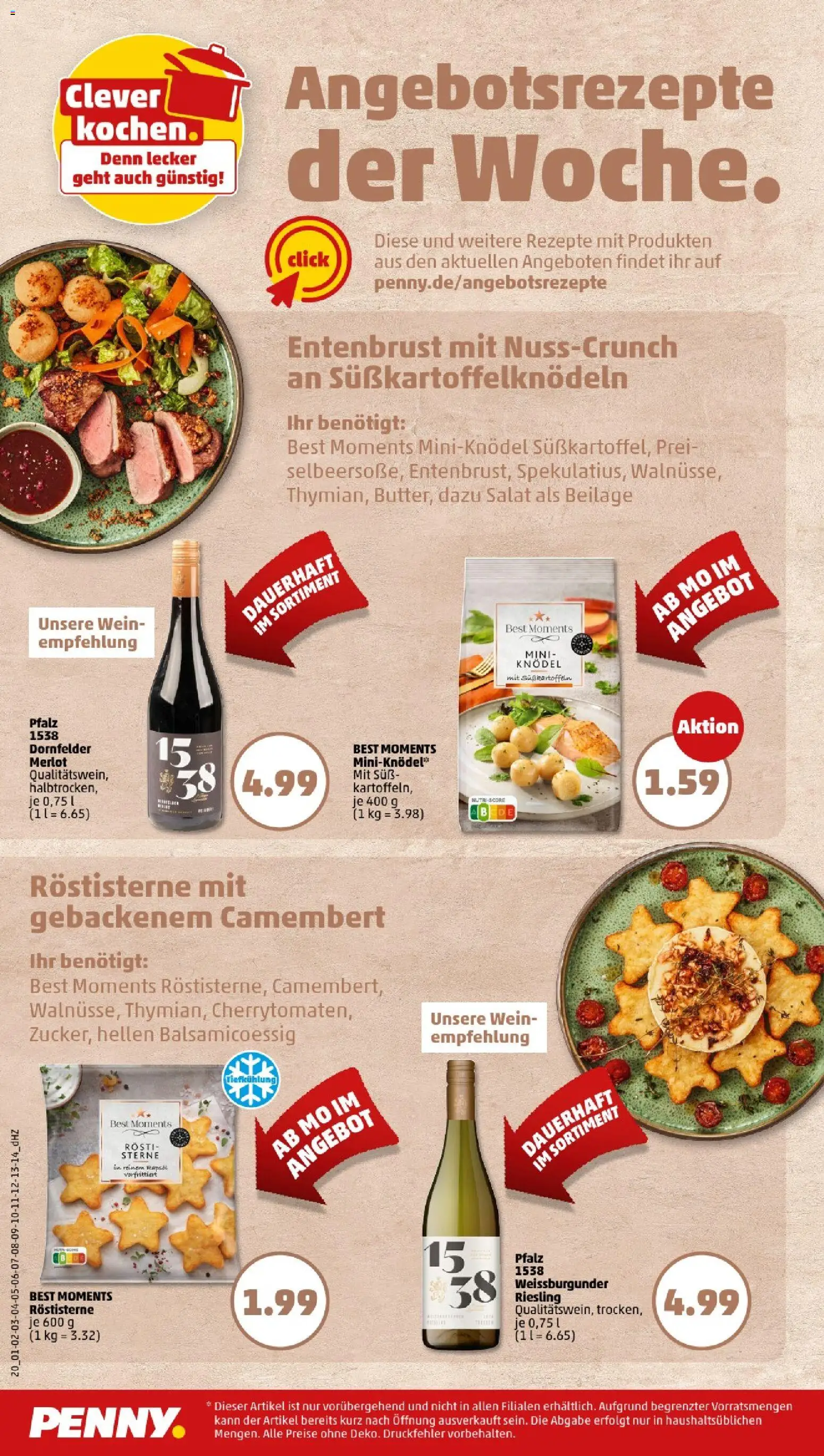 Penny - Baden-Württemberg – gültig ab 03.11.2025 | Seite: 22 | Produkte: Merlot, Kartoffeln, Wein, Salat