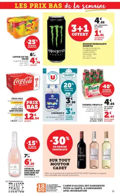  | Page: 11 | Produits: Citron vert, Fraise, Pêche, Boisson énergisante