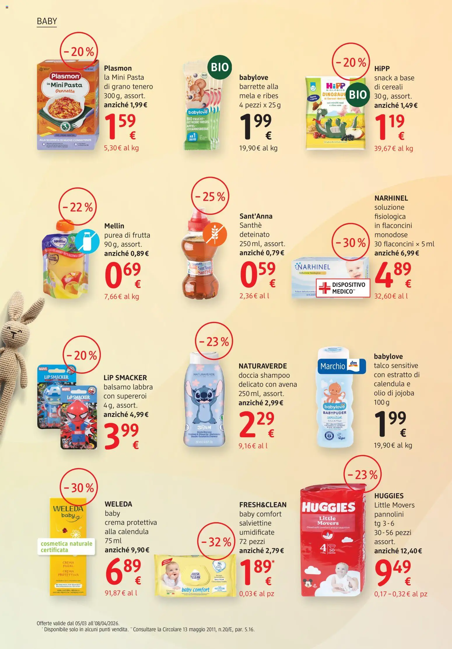 Volantino dm drogerie markt del 05.03.2026 | Pagina: 14 | Prodotti: Shampoo, Pannolini, Olio, Mirtilli