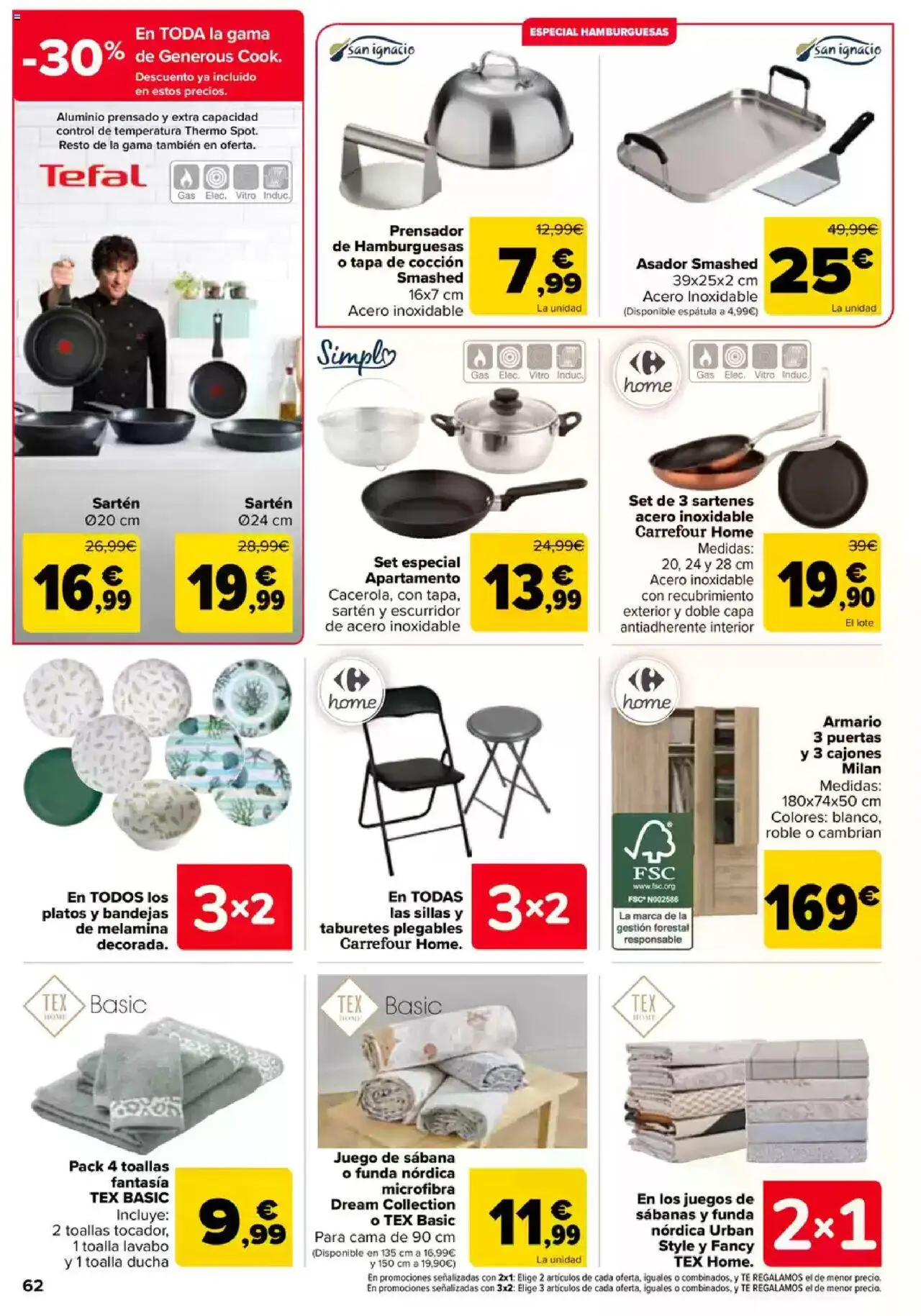 Carrefour folleto │ válido desde el 26.06.2025 | Página: 61 | Productos: Pan, Funda, Armario, Ducha