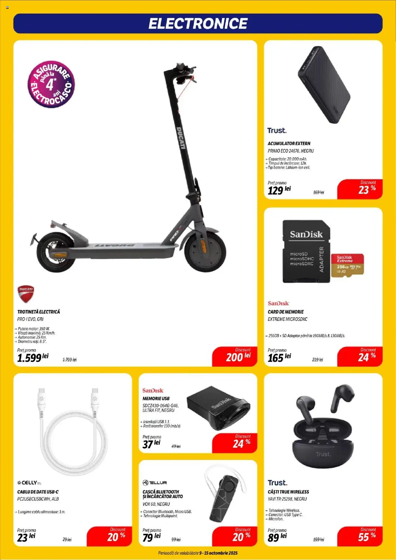 Noul catalog Flanco – valabil de la 09.10.2025 | Pagină: 19 | Produse: Încărcător, Memorie, Usb, Rață