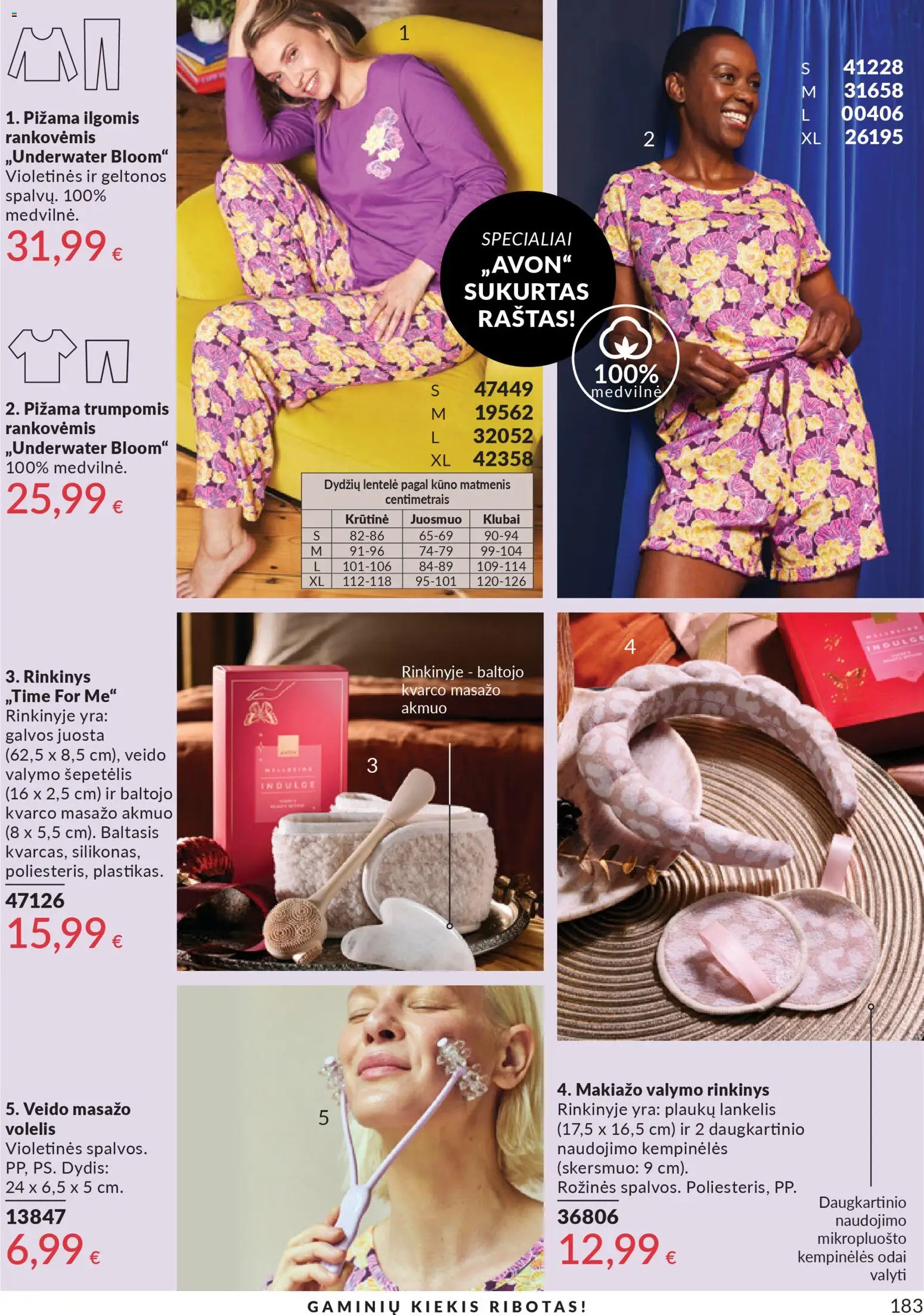 AVON akcijos nuo 01.11.2025 | Puslapis: 183 | Prekių: Šepetėlis, Pižama