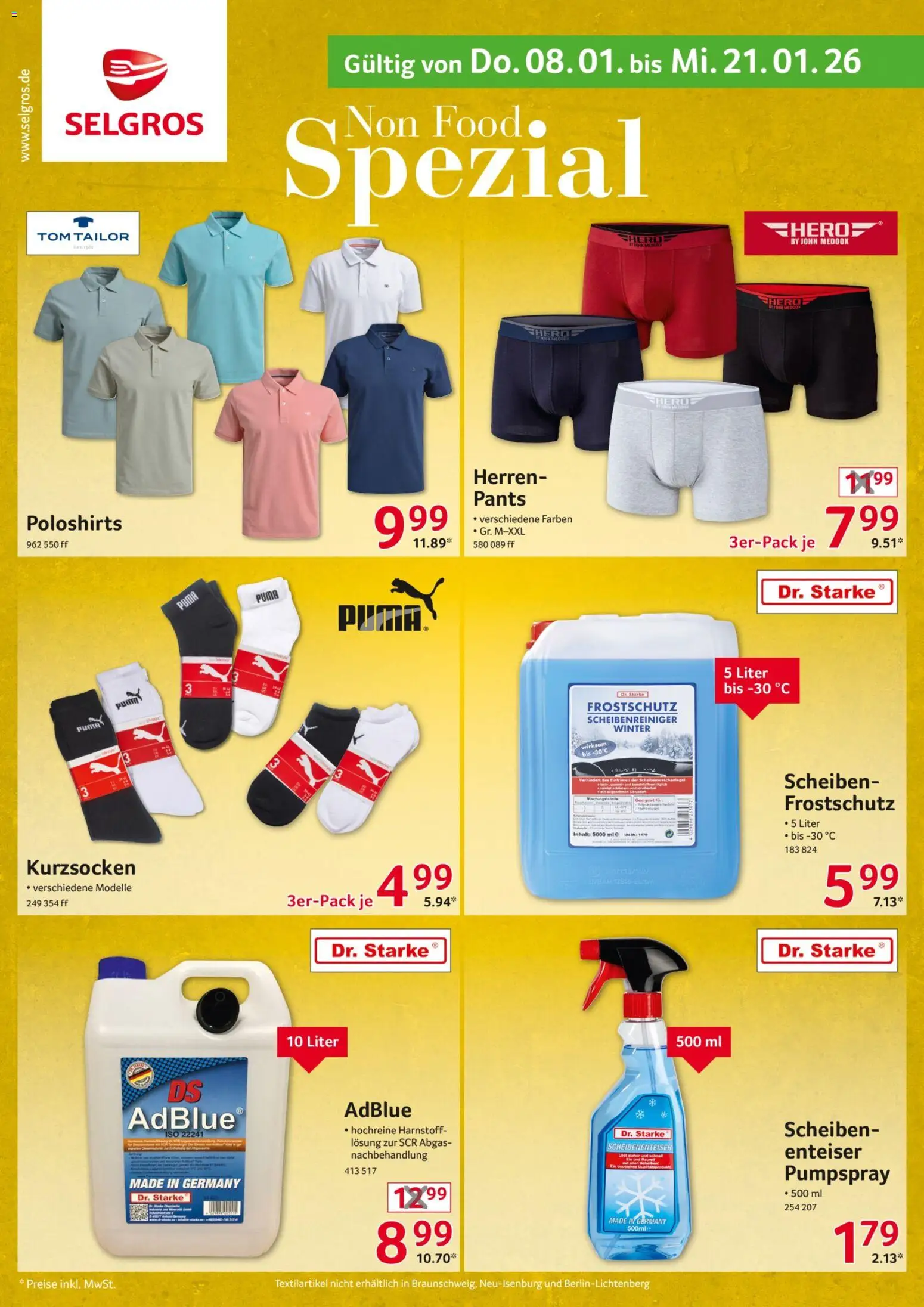 Selgros Non Food Spezial – gültig ab 08.01.2026 | Seite: 1