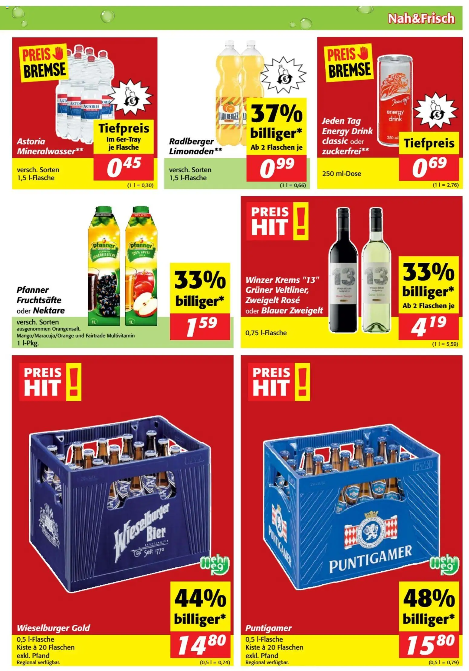 Nah und Frisch Flugblatt gültig ab 26.11.2025 | Seite: 7 | Produkte: Bier, Äpfel, Papier blanc