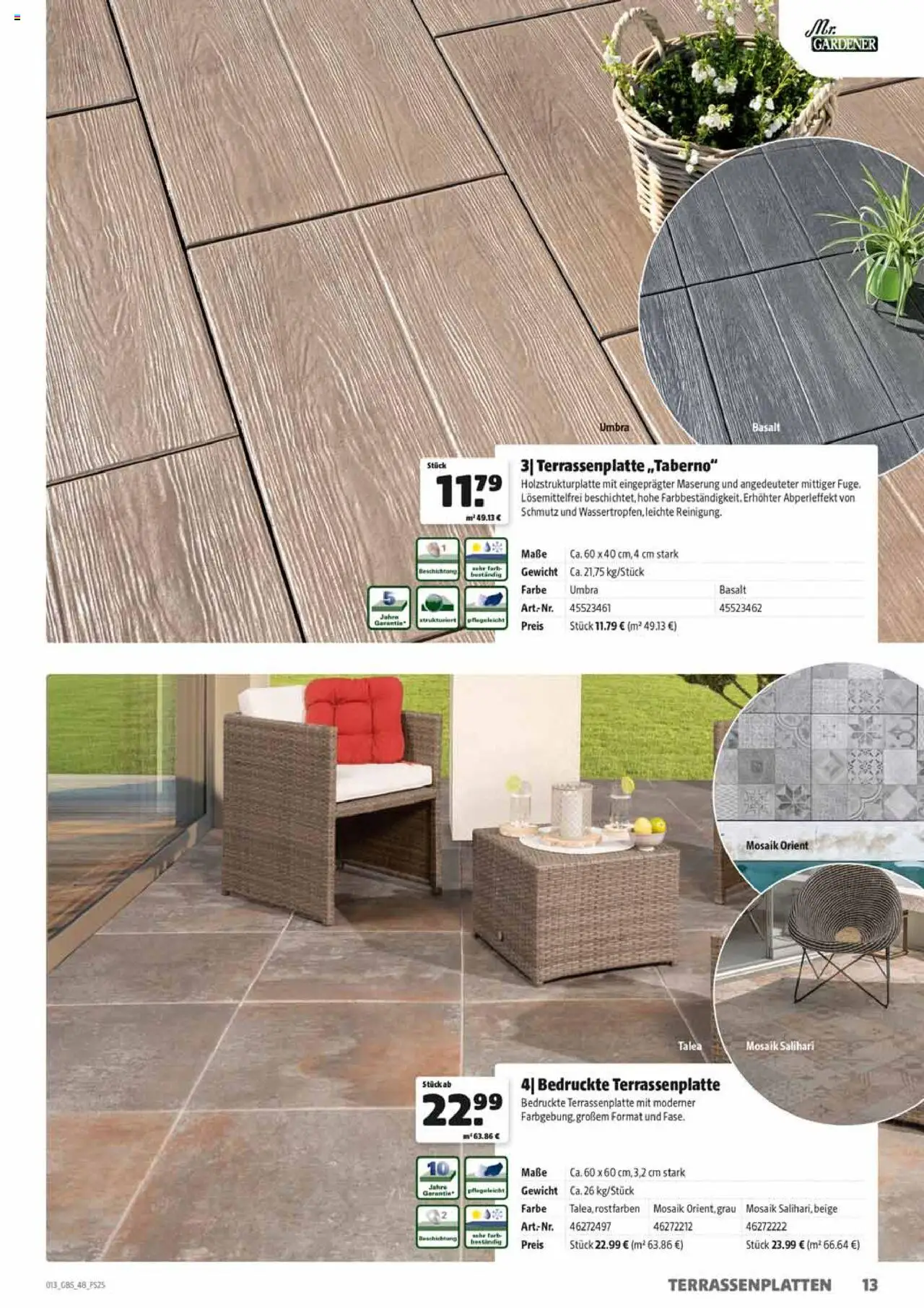 HERKULES Gartenbaustoffe - gültig ab dem 28.07.2025 | Seite: 13 | Produkte: Gewicht
