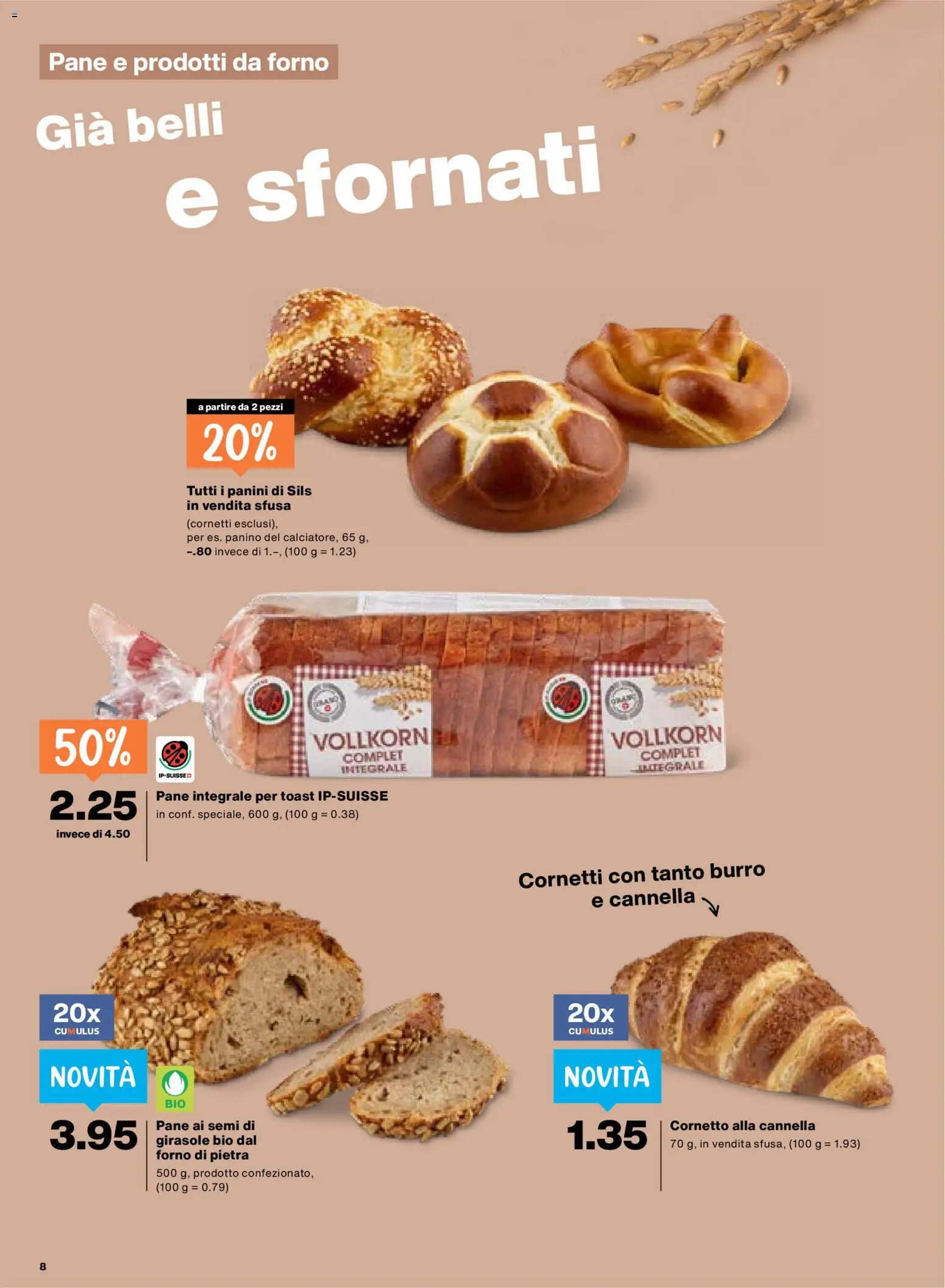 Migros Aktionen IT – gültig ab 26.02.2026 | Seite: 8 | Produkte: Pane