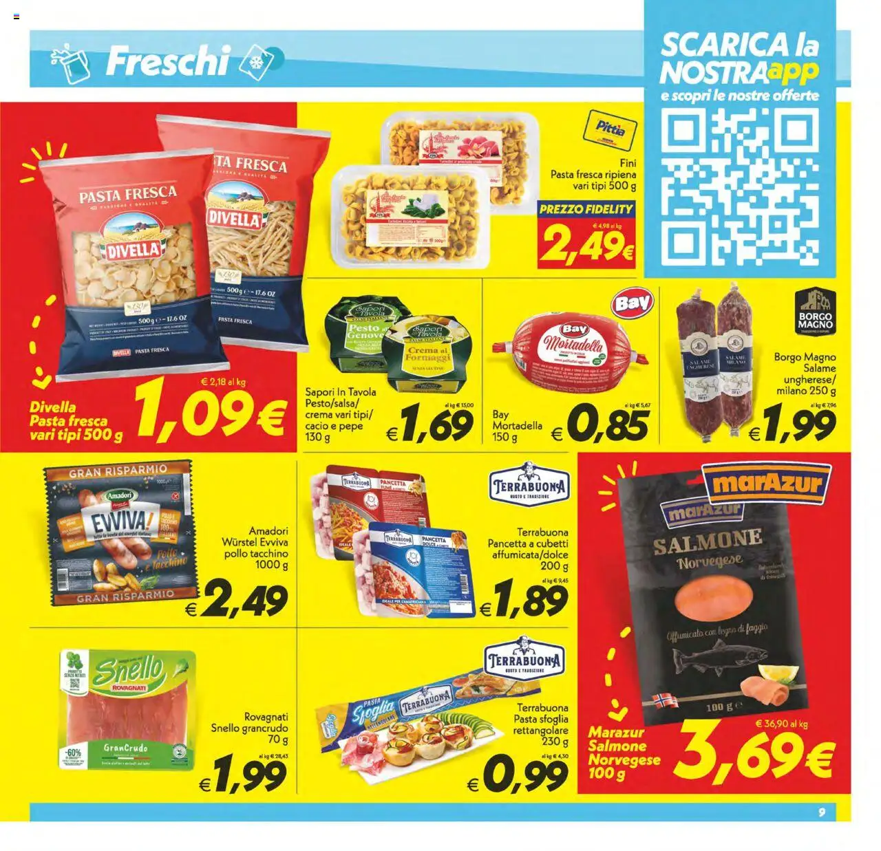 Volantino SuperConveniente del 03.10.2025 | Pagina: 9 | Prodotti: Pancetta, Tacchino, Pepe, Pesto