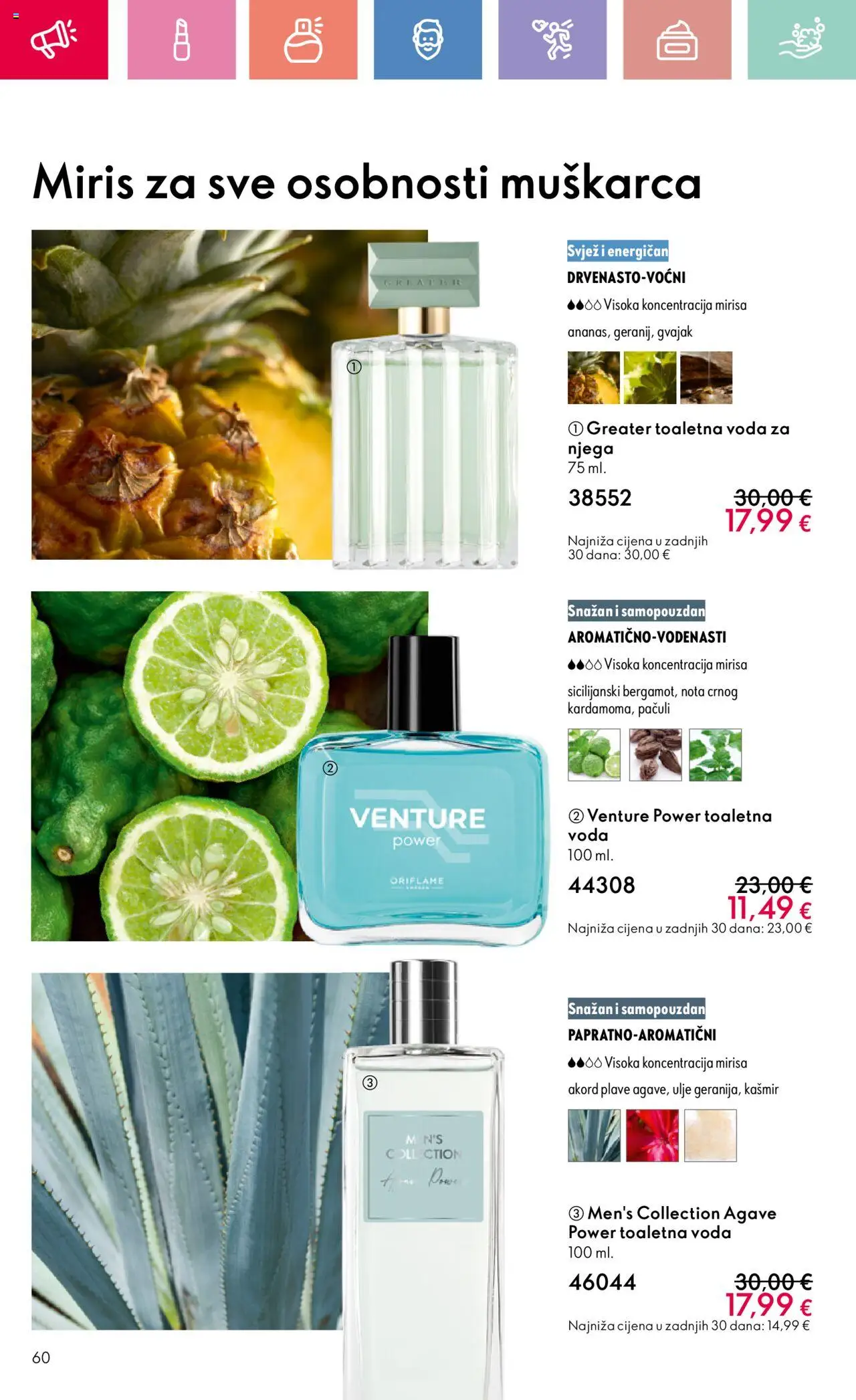Oriflame katalog | vrijedi od 03.08.2025 | Stranica: 60 | Proizvodi: Miris, Ulje, Voda