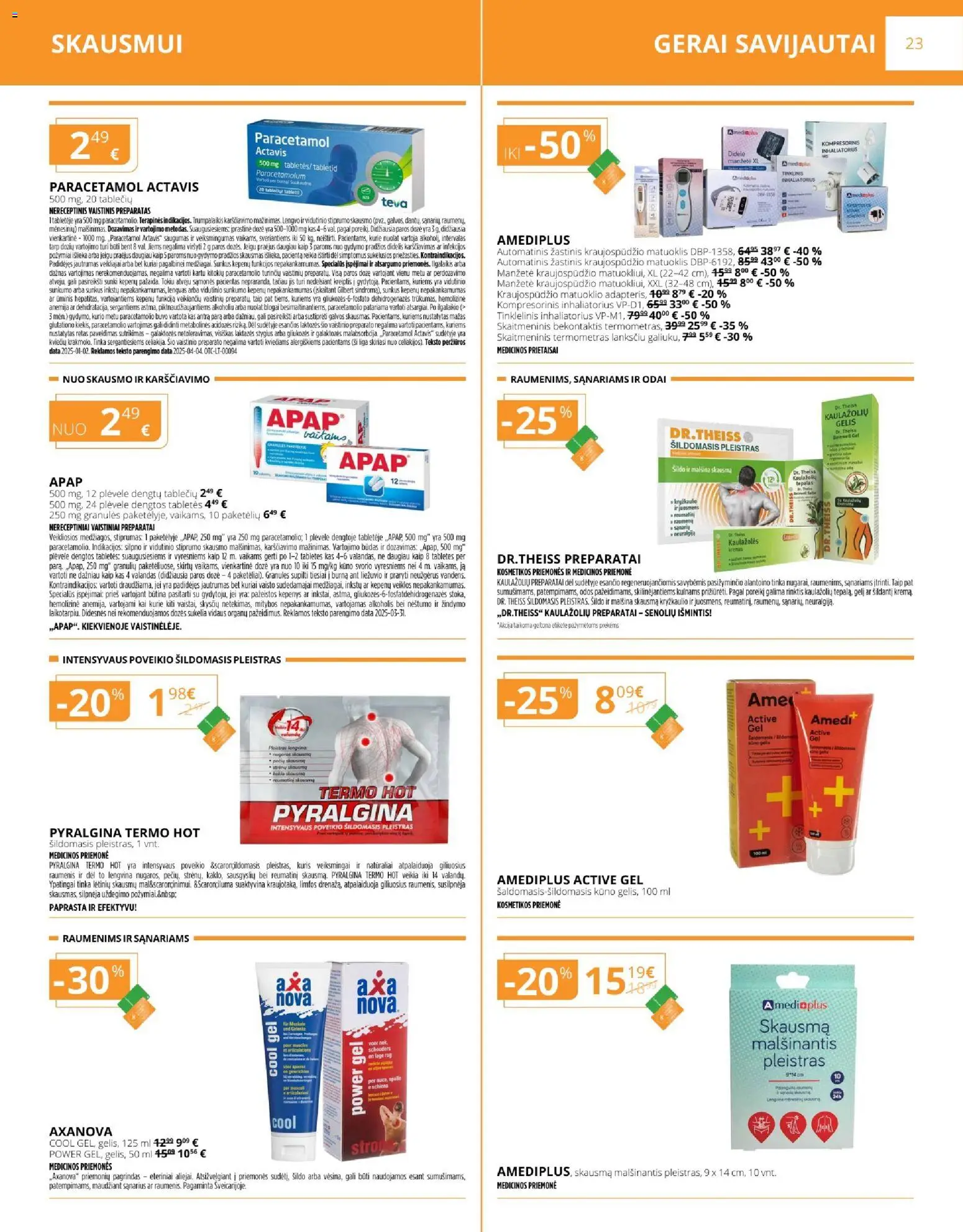 Gintarinė akcijos nuo 01.01.2026 | Puslapis: 23