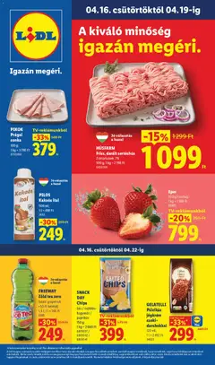 Lidl akciós újság - amely érvényes a következő dátumtól: 16.04.2026