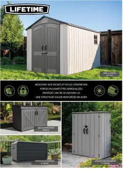 Costco - Prévisualisation de Costco Connection printemps 2026 valide à partir de 19.03.2026 | Page: 34 | Produits: Armoire, Portes, Coffre de rangement, Abri de jardin