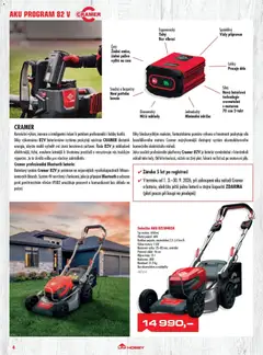 Náhled letáku Uni Hobby katalog - Zahradní technika 2026 od 13.03.2026 | Strana: 4 | Produkty: Benzín, Sekačka, Baterie, Aku nářadí