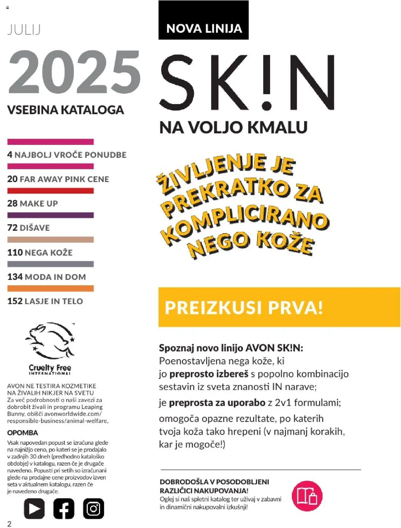 Avon katalog │ velja od 01.07.2025 | Stran: 2