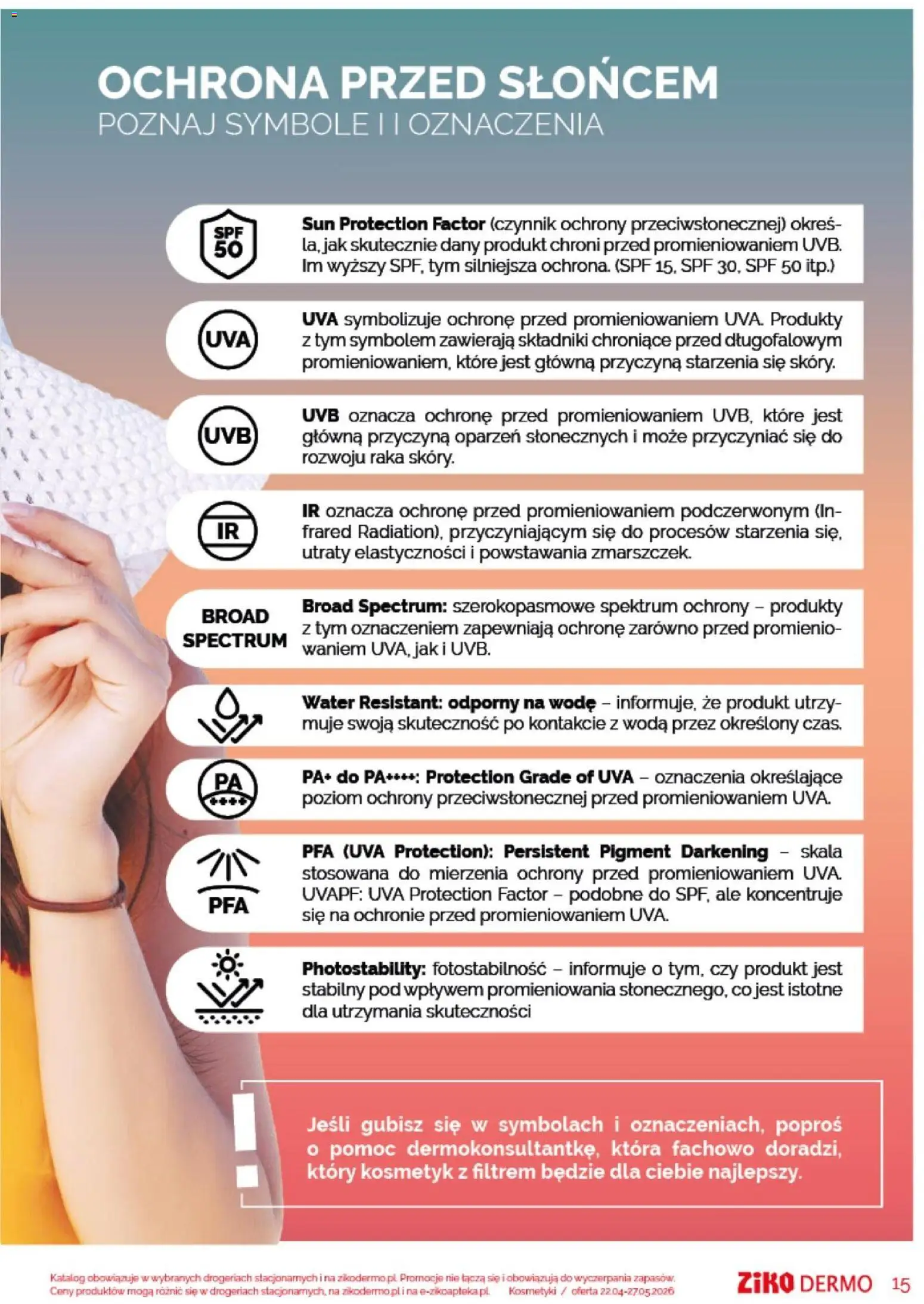 Ziko gazetka - Sun od 22.04.2026 | Strona: 15 | Produkty: Kosmetyki, Woda