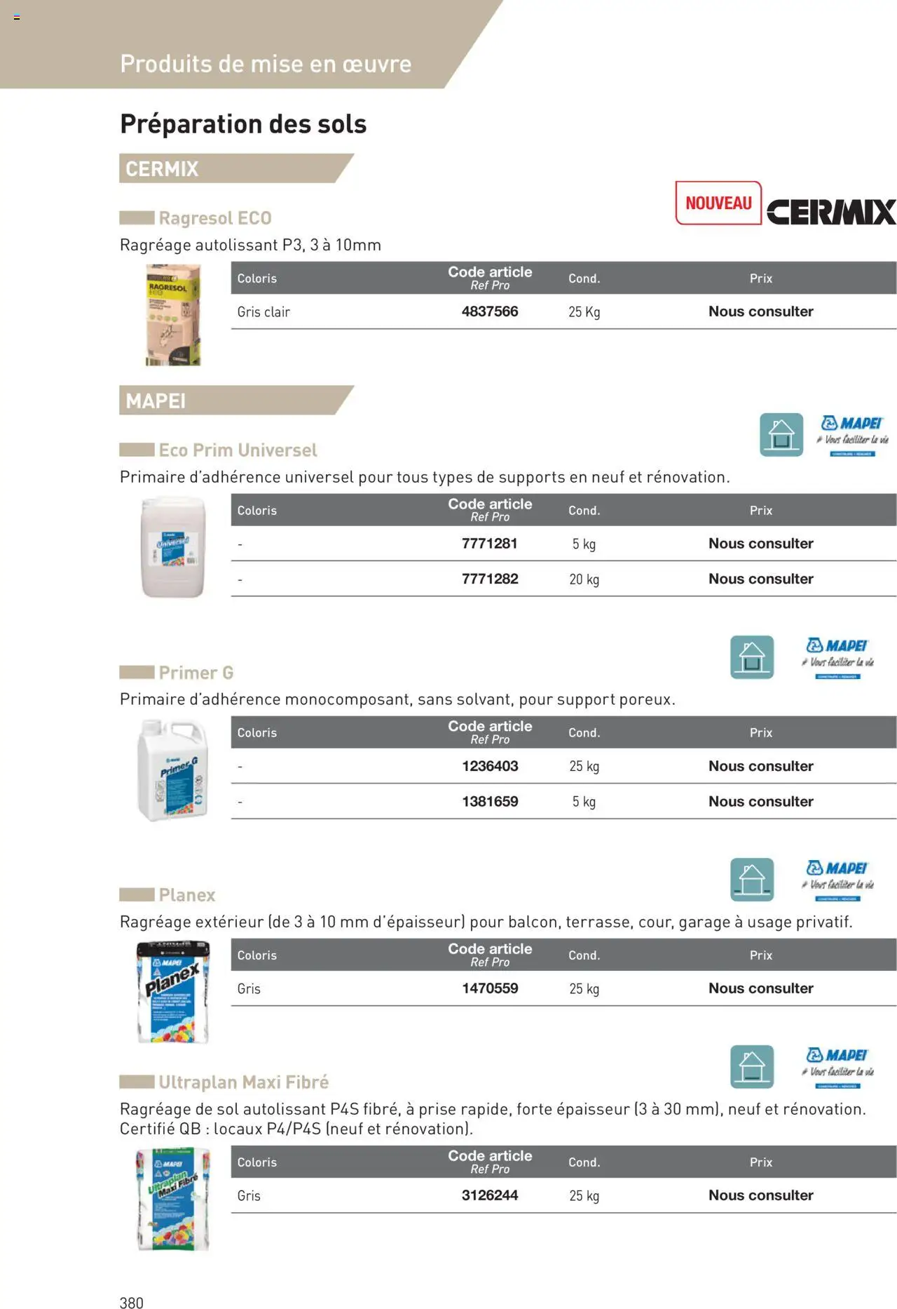  | Page: 380 | Produits: Prise