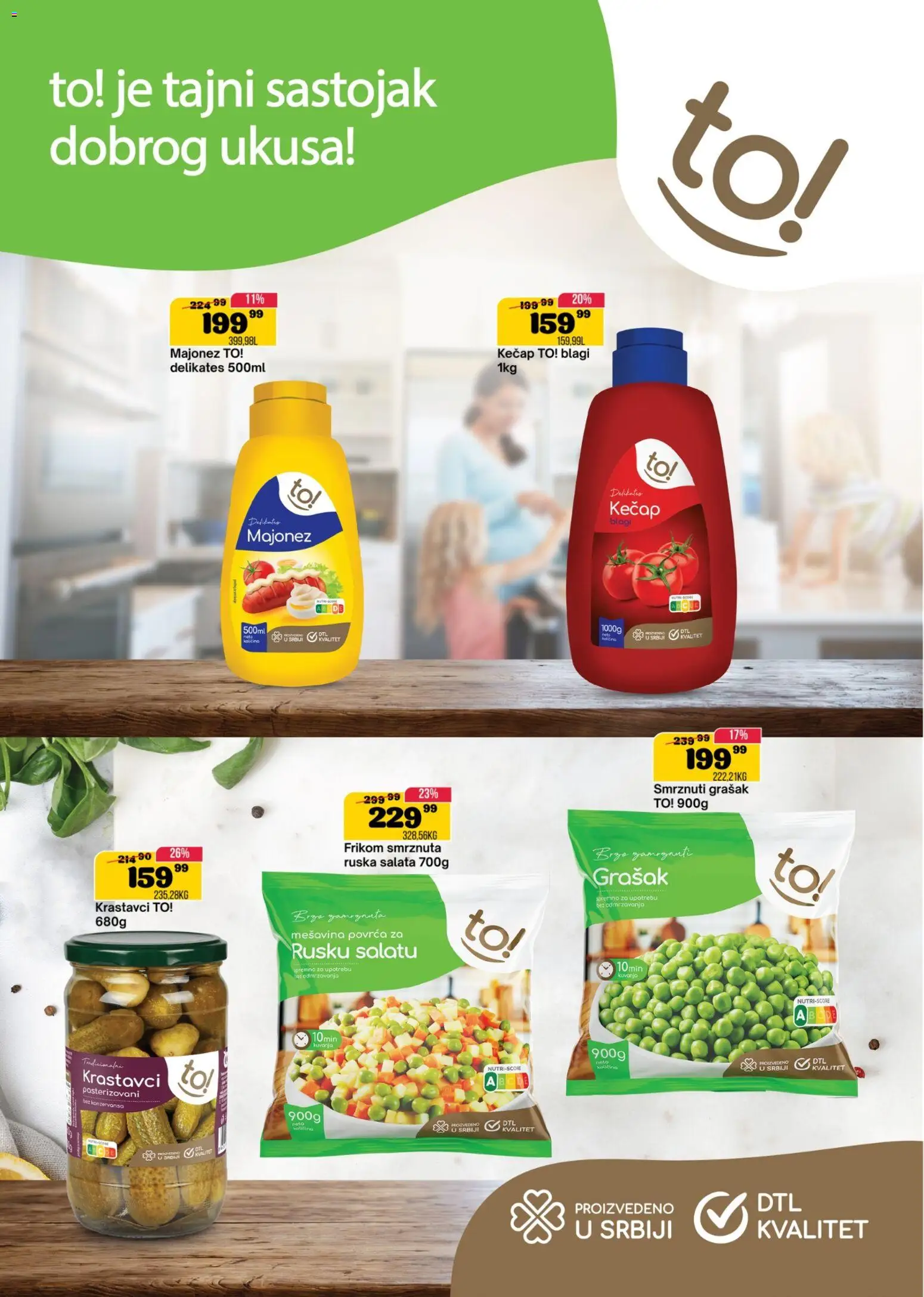 Senta Promet katalog - važi od 08.04.2026 | Strana: 2 | Proizvode: Ruska salata, Majonez, Krastavci, Salata