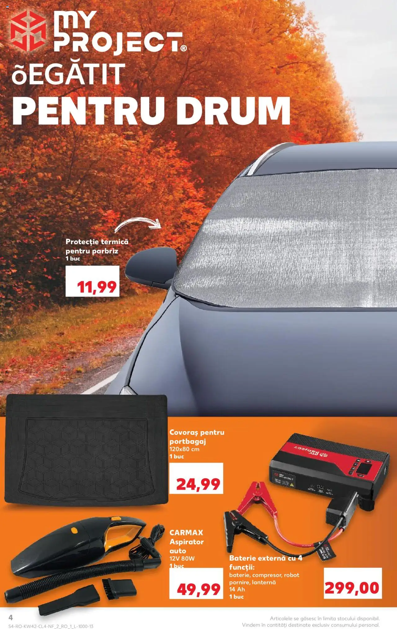 Noul catalog Kaufland – valabil de la 15.10.2025 | Pagină: 4 | Produse: Aspirator, Robot, Baterie