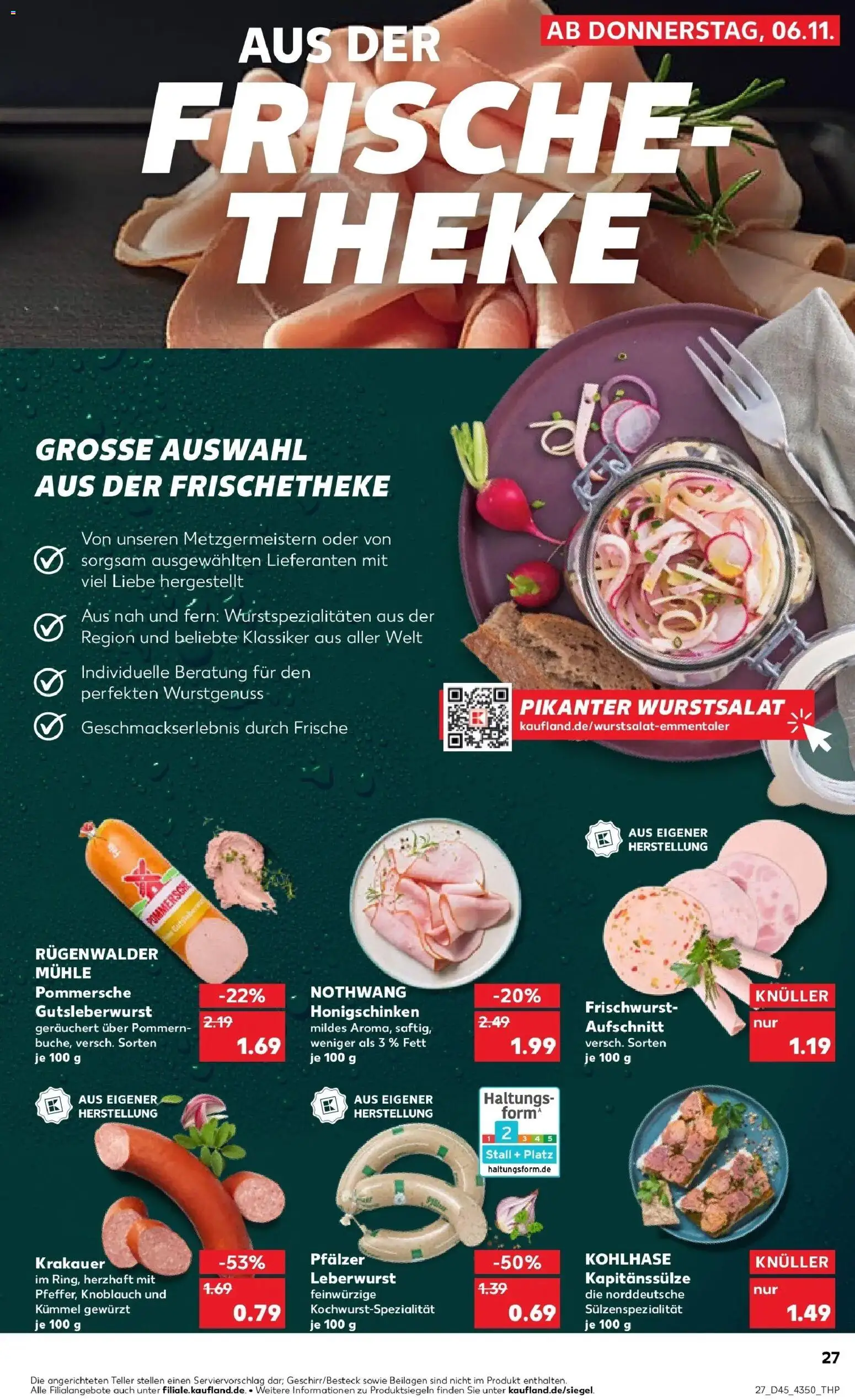 Kaufland prospekt Berlin	 – gültig ab 10.11.2025 | Seite: 27 | Produkte: Mühle, Theke, Knoblauch