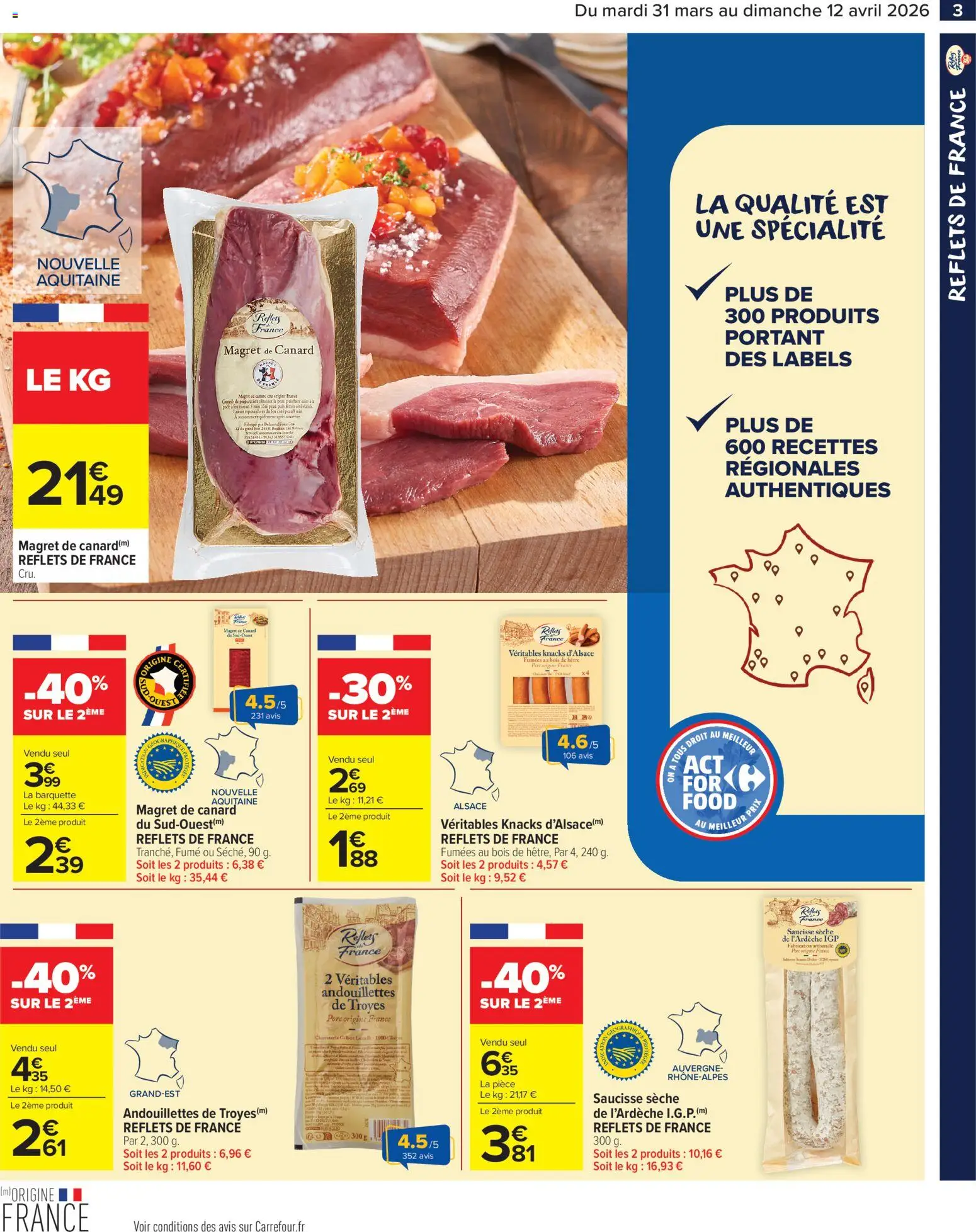 {H1} | Page: 5 | Produits: Magret de canard, Saucisse, Porc