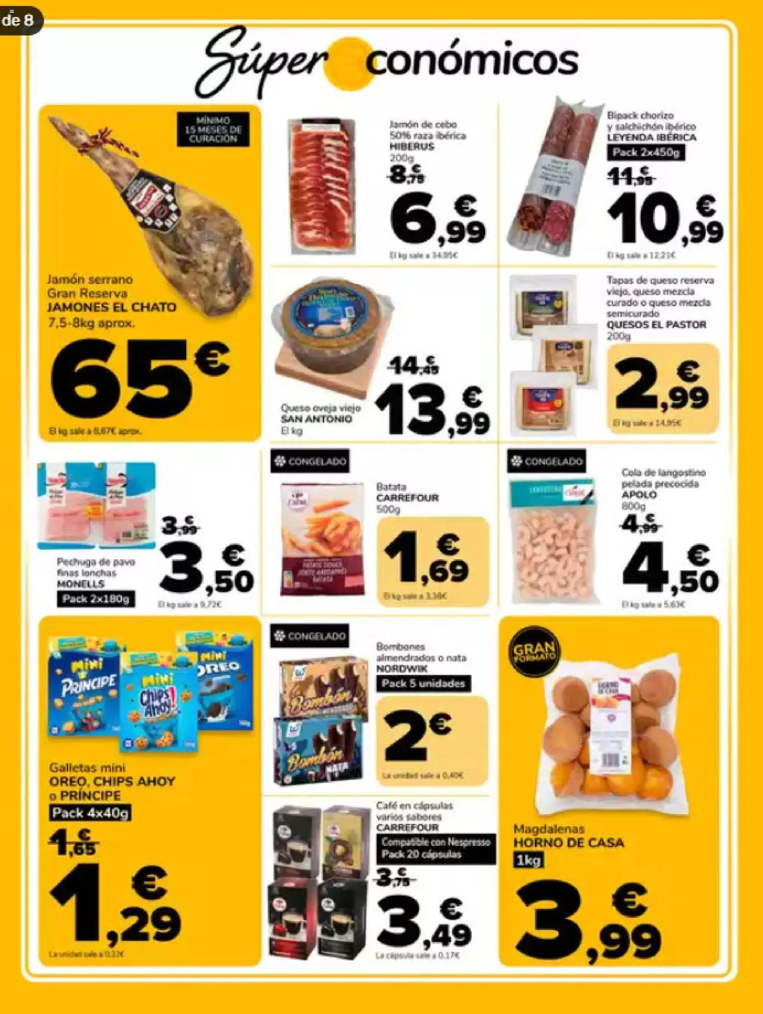 Supeco folleto │ válido desde el 31.03.2026 | Página: 2 | Productos: Jamón, Café en cápsulas, Magdalenas, Langostino