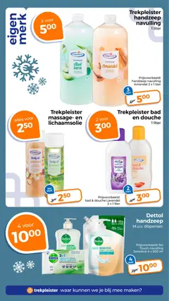 Trekpleister - Folder - Voorbeeld van een folder van Trekpleister, geldig van 03.02.2026 | Pagina: 25 | Producten: Ostyalap, Douche, Handzeep, Lichaamsolie