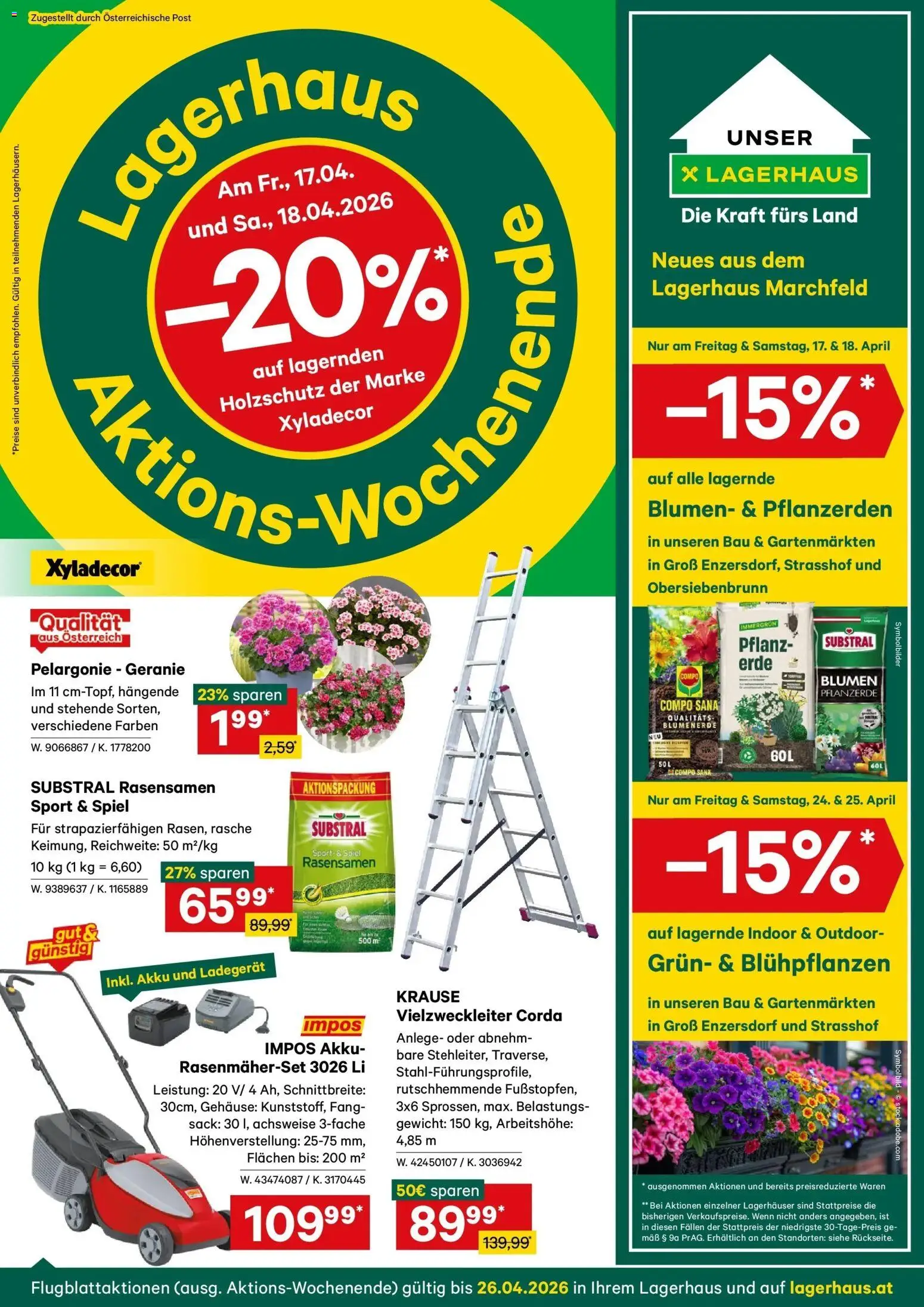 Lagerhaus Wochen Angebote gültig ab 13.04.2026 | Seite: 1 | Produkte: Spiel, Gewicht