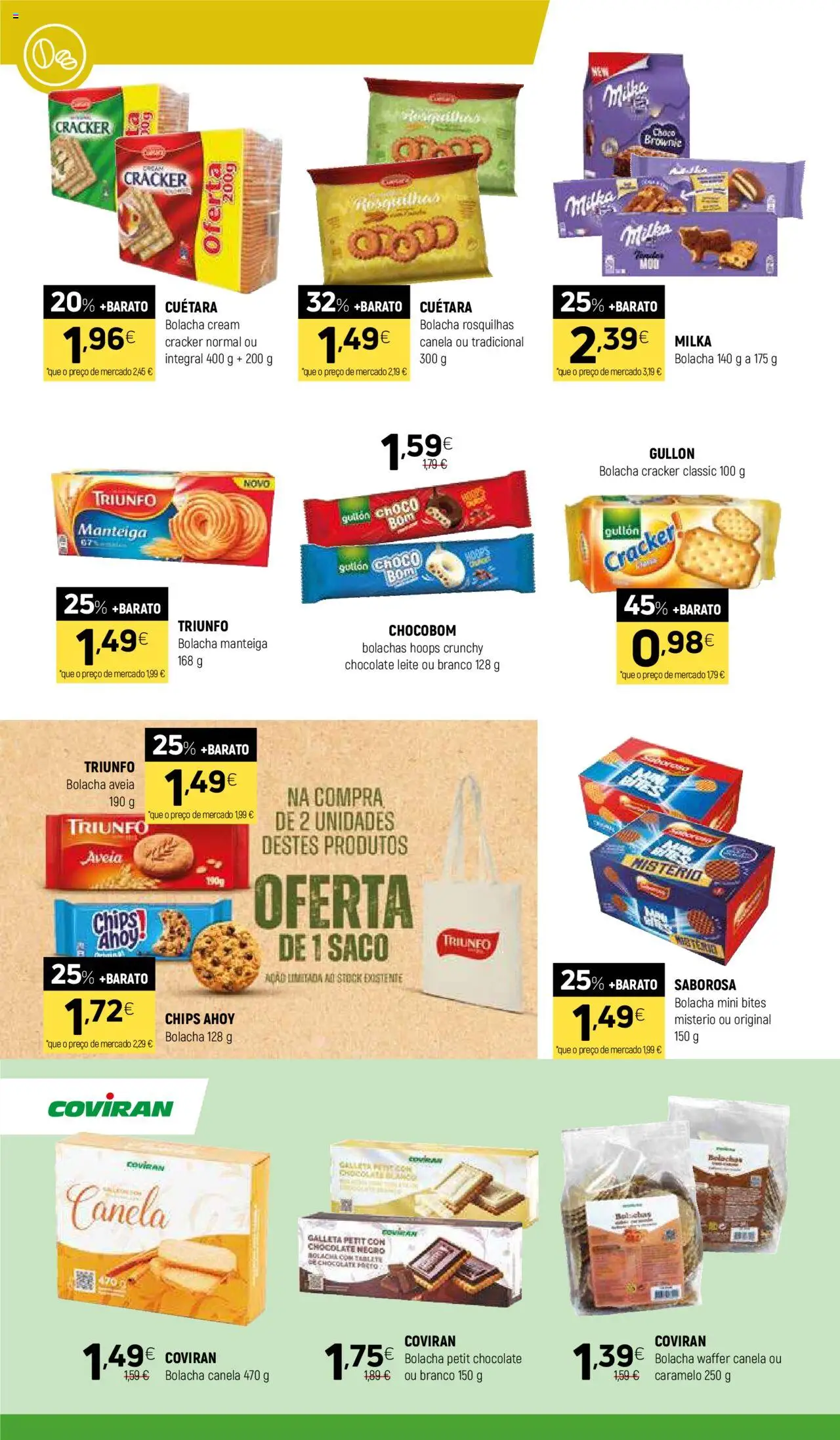 Coviran folheto │ válido de 03.06.2025 | Página: 10 | Produtos: Aveia, Bolachas, Canela, Leite
