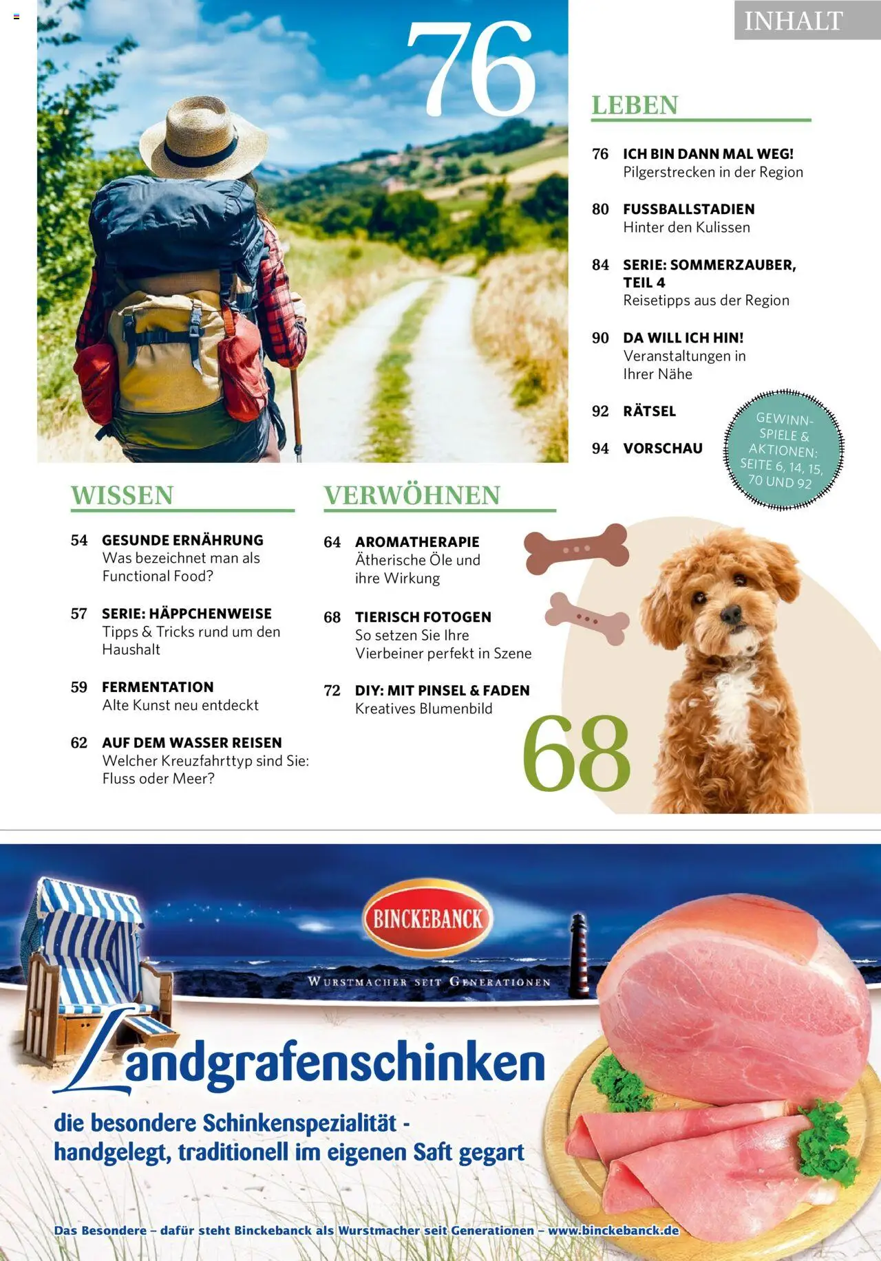 Famila Nordwest myTime September 2025 – gültig ab 01.09.2025 | Seite: 5 | Produkte: Pinsel, Wasser, Saft