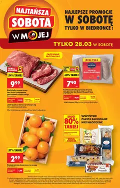 Pogląd oferty "Biedronka gazetka - Najtańsza sobota" - ważna od 28.03.2026