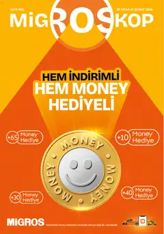 29.01.2026 tarihinden itibaren geçerli olan Migros kataloğu önizlemesi