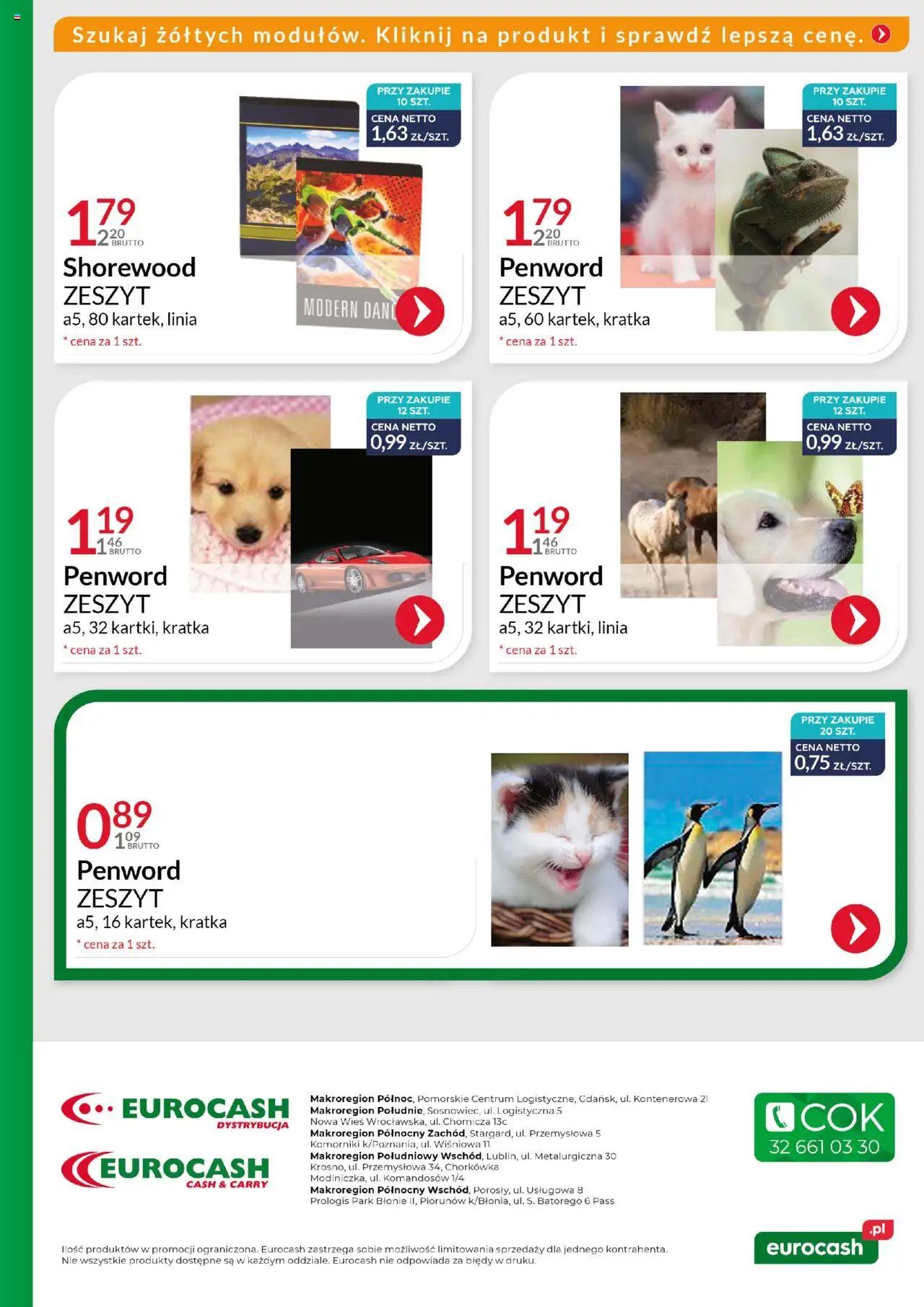 Eurocash Gazetka - Katalog Artykułów Szkolnych od 21.07.2025 | Strona: 3 | Produkty: Zeszyt