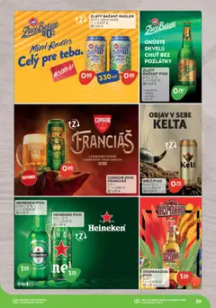 Terno leták platný od 10.11.2025 | Strana: 29 | Produkty: Desperados, Kelt, Zlatý Bažant, Corgoň