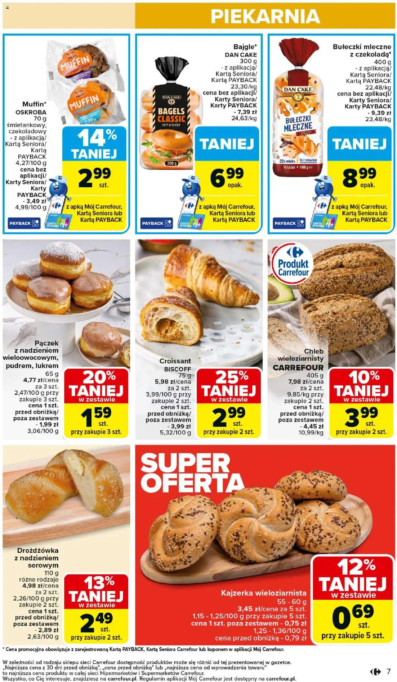 Carrefour Gazetka od 01.09.2025 | Strona: 9 | Produkty: Karta, Mleka, Piekarnia, Chleb