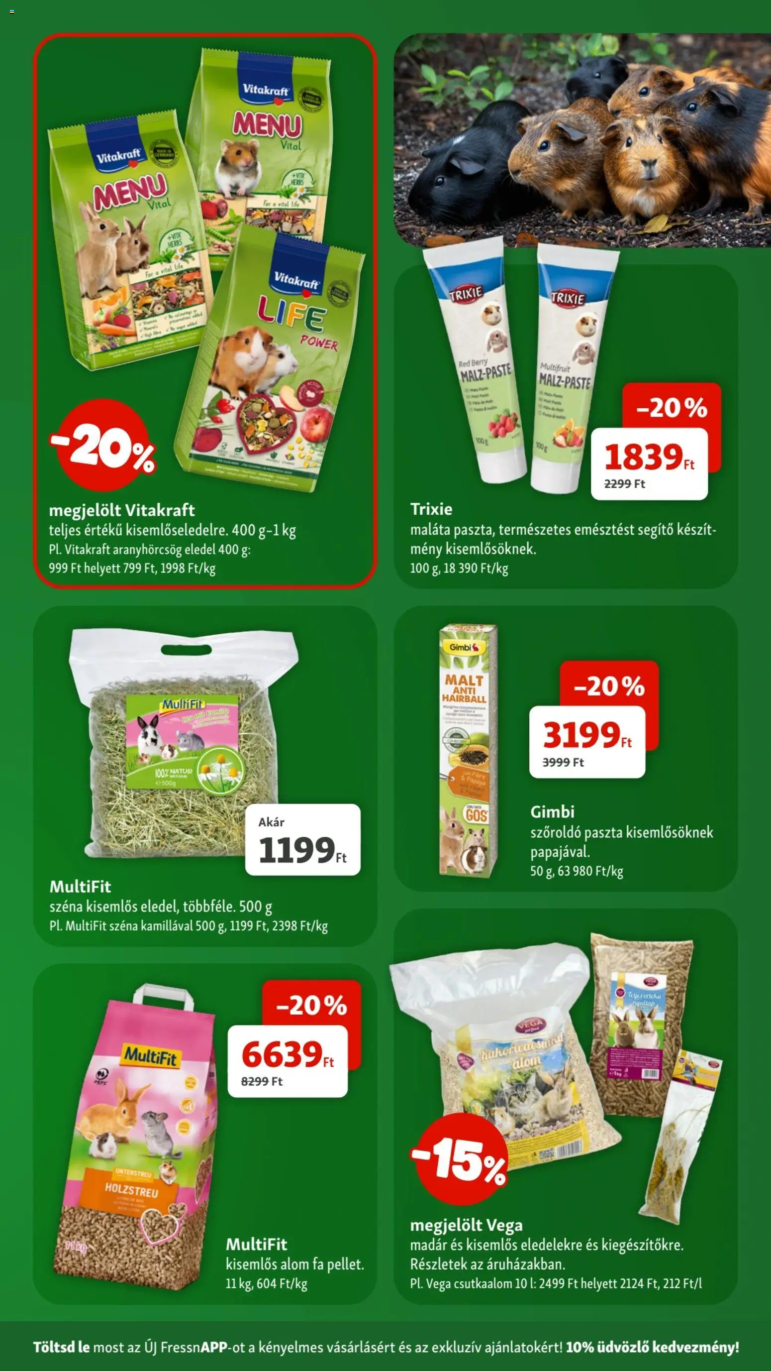 Fressnapf akciós ujság - amely érvényes a következő dátumtól: 09.04.2026 | Oldal: 15