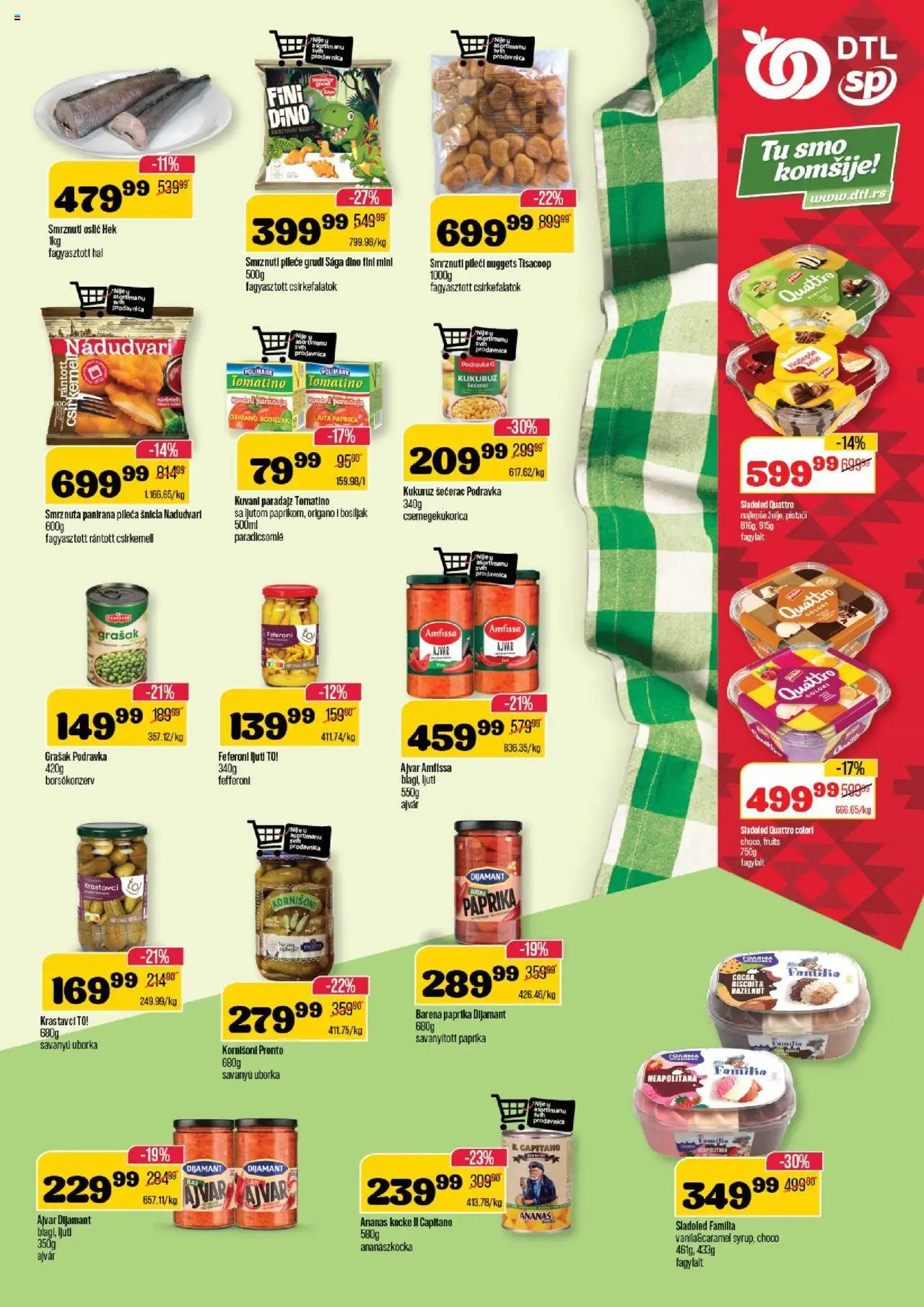 Senta Promet katalog - važi od 13.08.2025 | Strana: 7 | Proizvode: Ananas, Kornišoni, Oslić, Paradajz