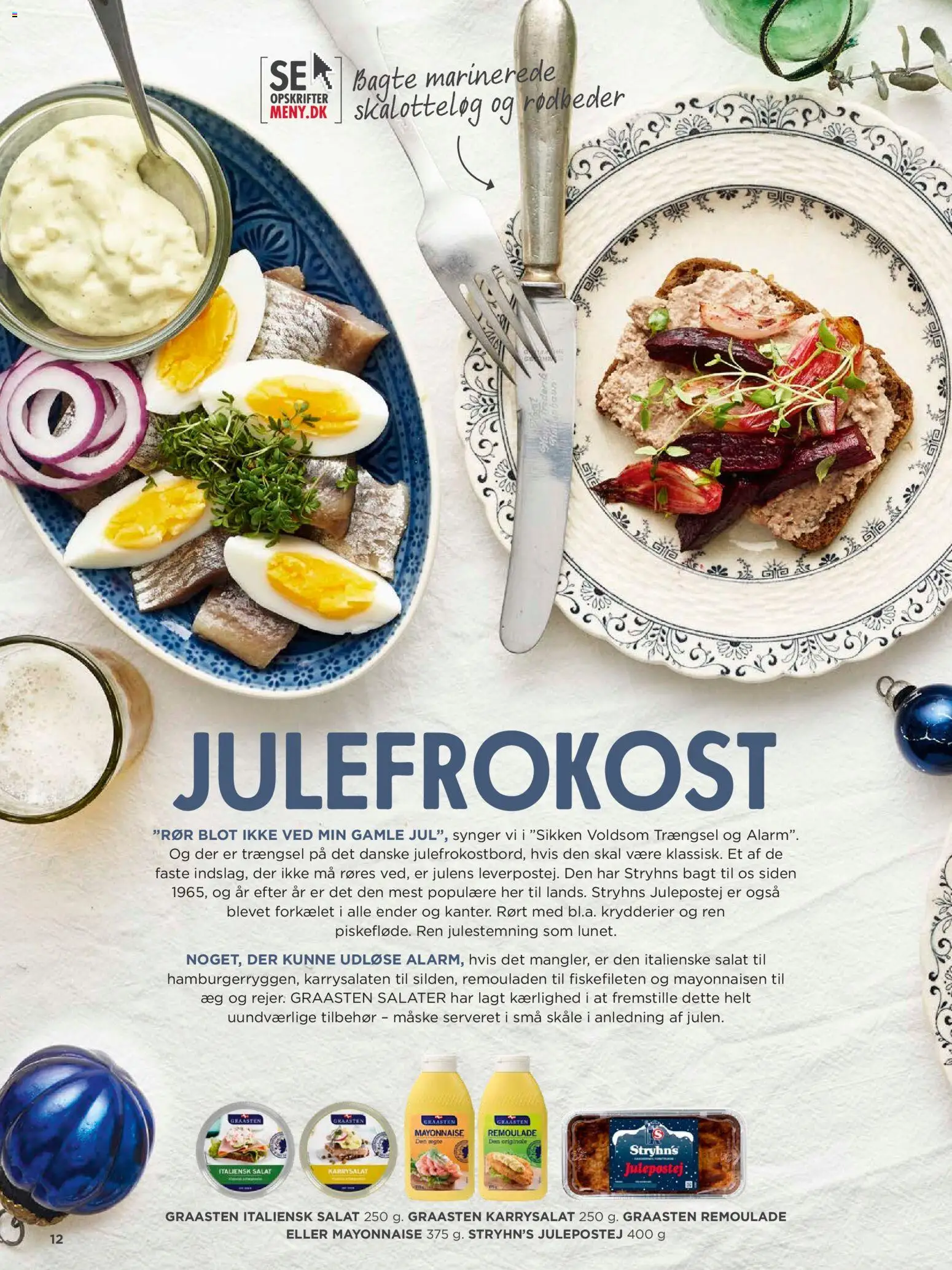 Meny tilbudsavis – gyldig fra 28.11.2025 | Side: 12 | Produkter: Maske, Remoulade, Karrysalat, Søm