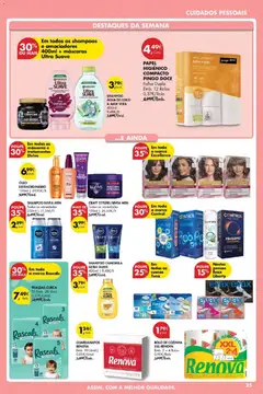 Pré-visualização SHAMPOO ÁGUA DE COCO & ALOE VERA, 400ml válido de 09.04.2026 | Página: 27 | Produtos: Papel higiénico, Guardanapos, Shampoo, Óleo