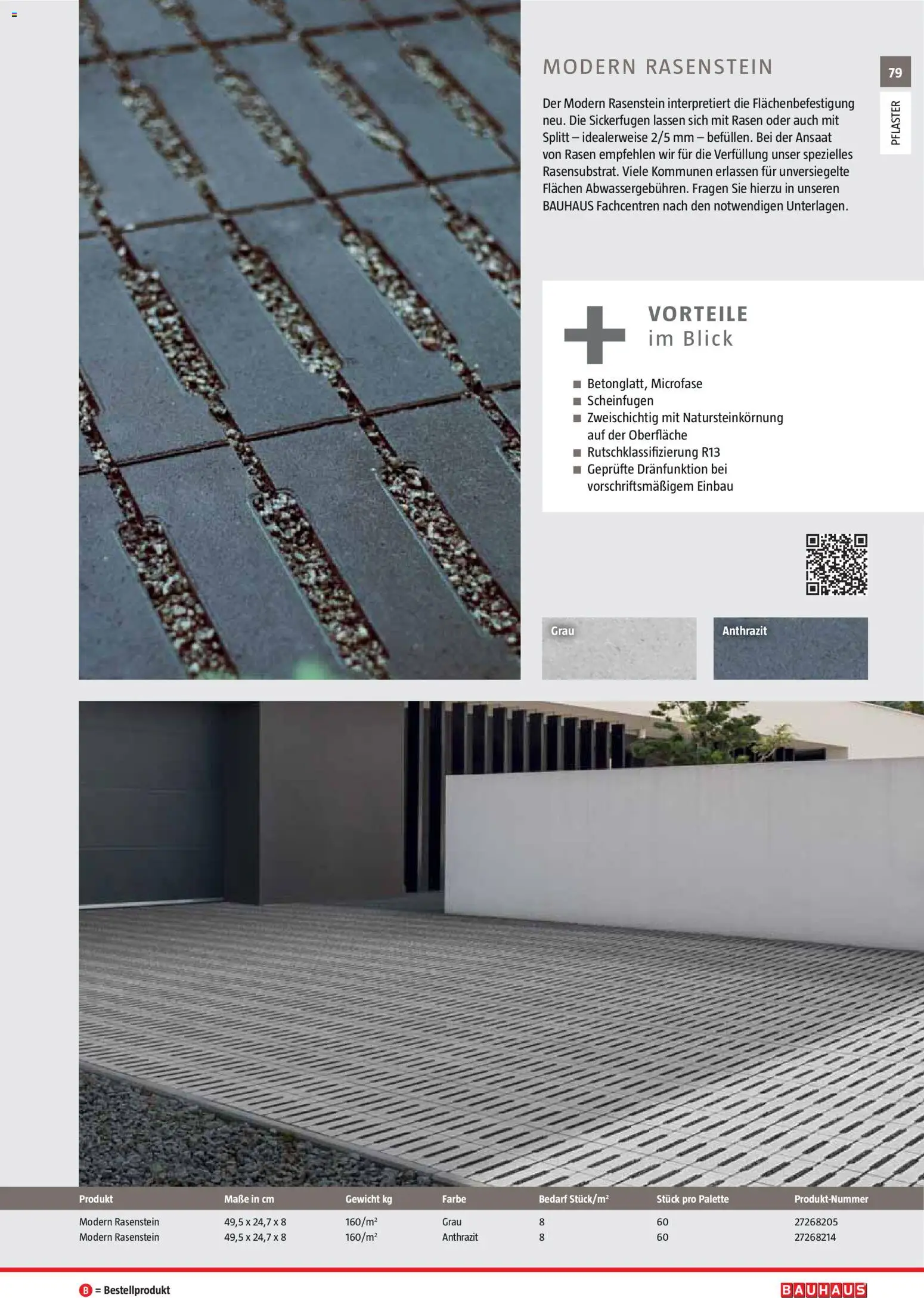 Bauhaus Gartenbaumaterialien gültig ab 01.04.2026 | Seite: 79 | Produkte: Gewicht