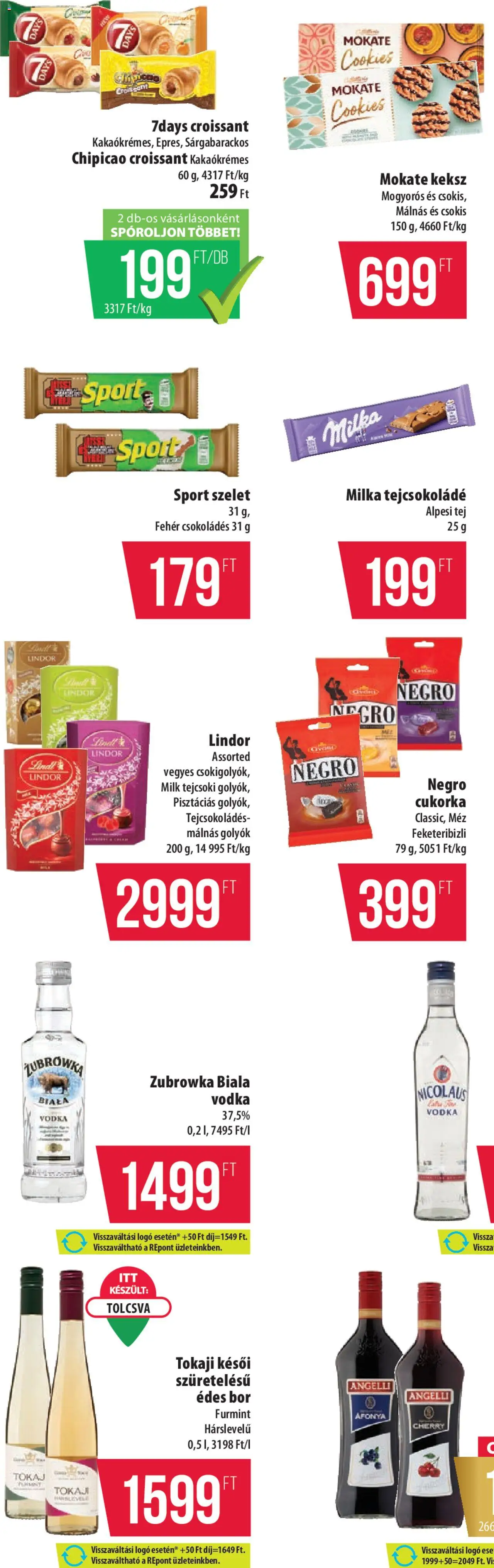 COOP akciós ujság - amely érvényes a következő dátumtól: 09.10.2025 | Oldal: 14 | Termékek: Áfonya, Croissant, Bor, Vodka