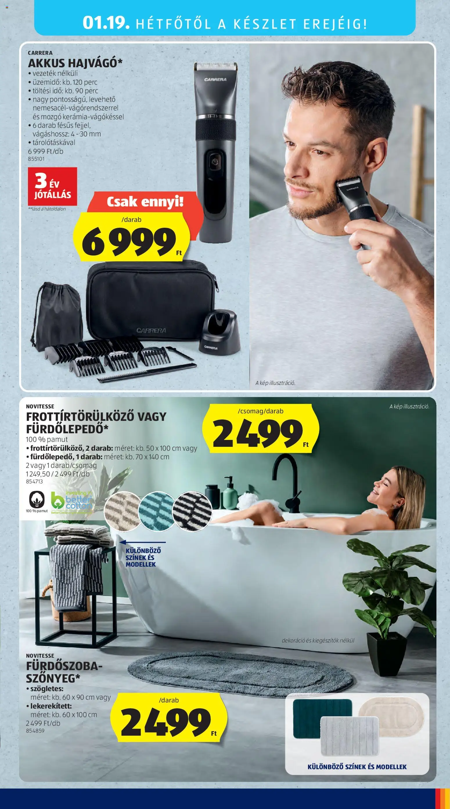 Aldi akciós ujság - amely érvényes a következő dátumtól: 15.01.2026 | Oldal: 15 | Termékek: Dekoráció, Fürdőszoba