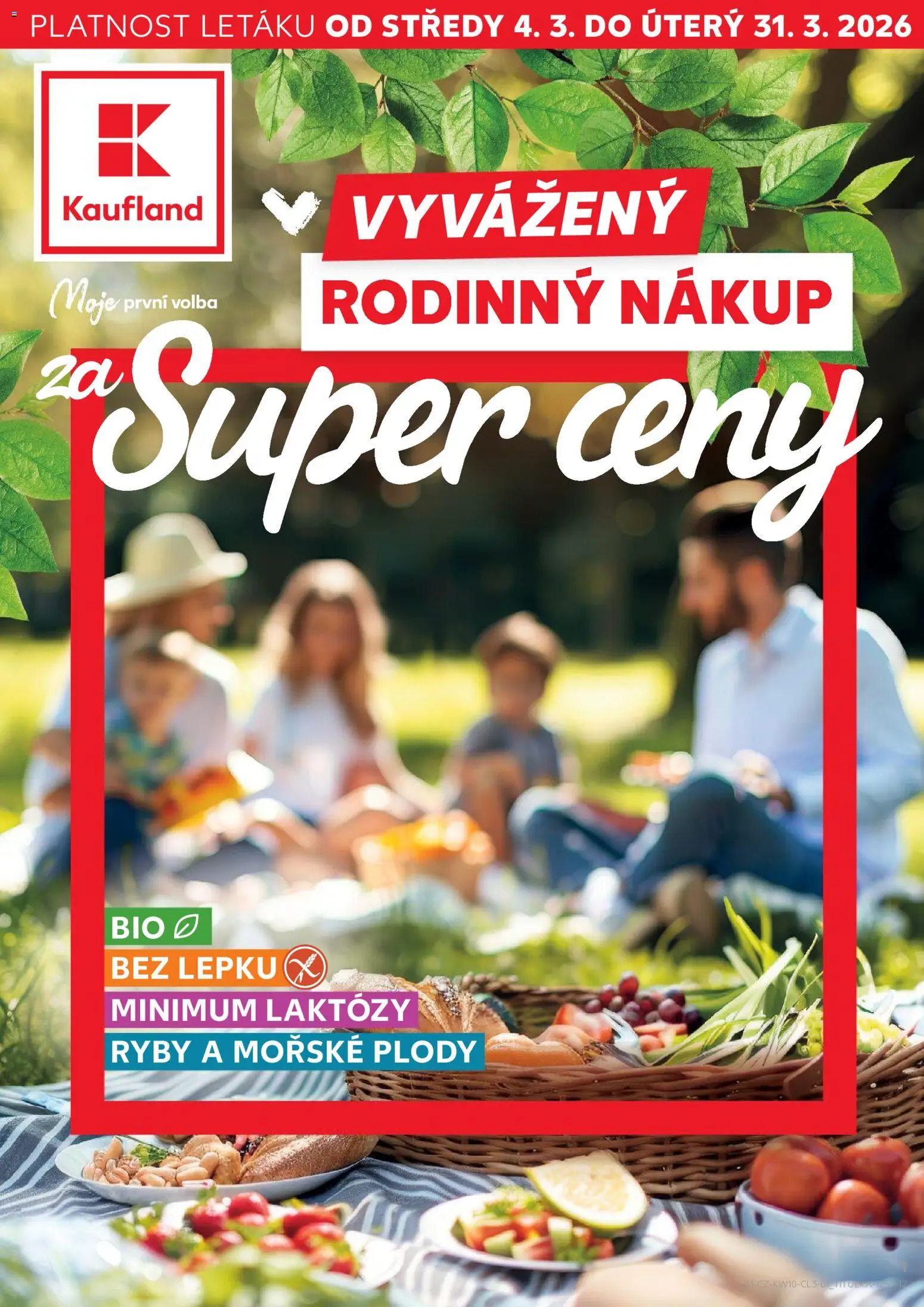 Kaufland leták - Ostrava od 04.03.2026 | Strana: 1 | Produkty: Ryby