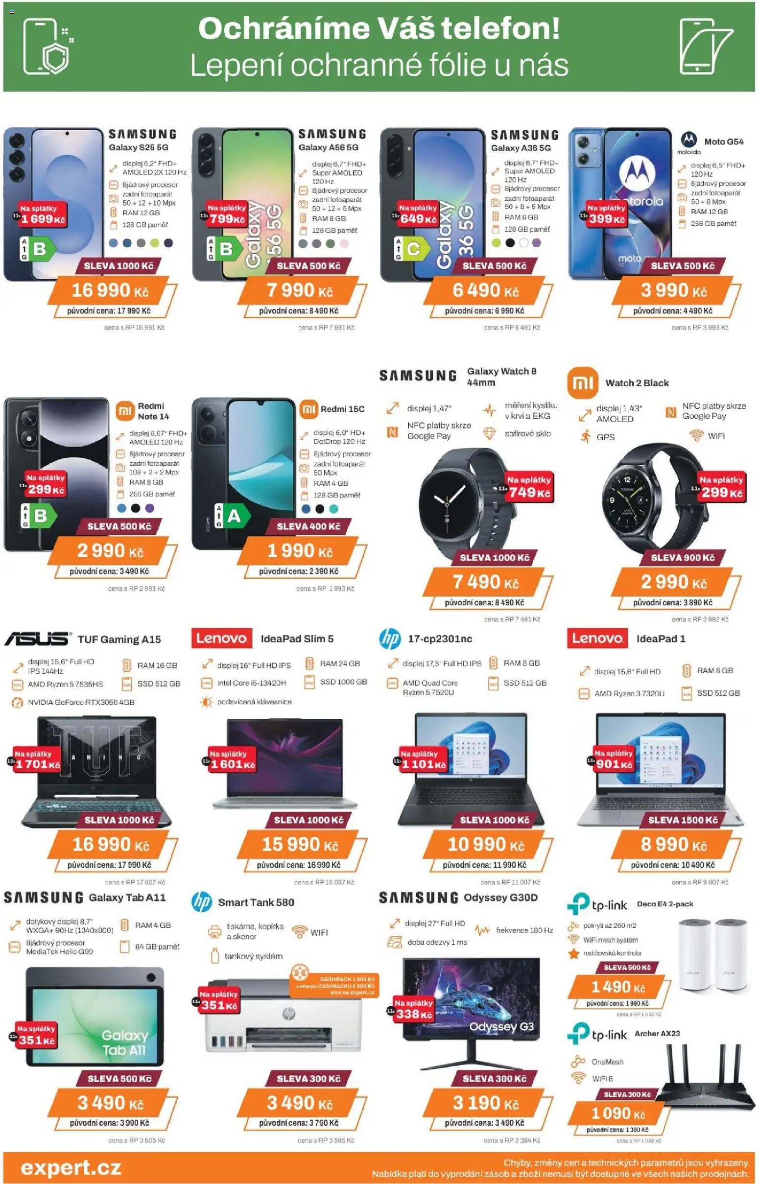 Expert elektro leták od 08.01.2026 | Strana: 2 | Produkty: Fólie, Telefon, Klávesnice, Skener