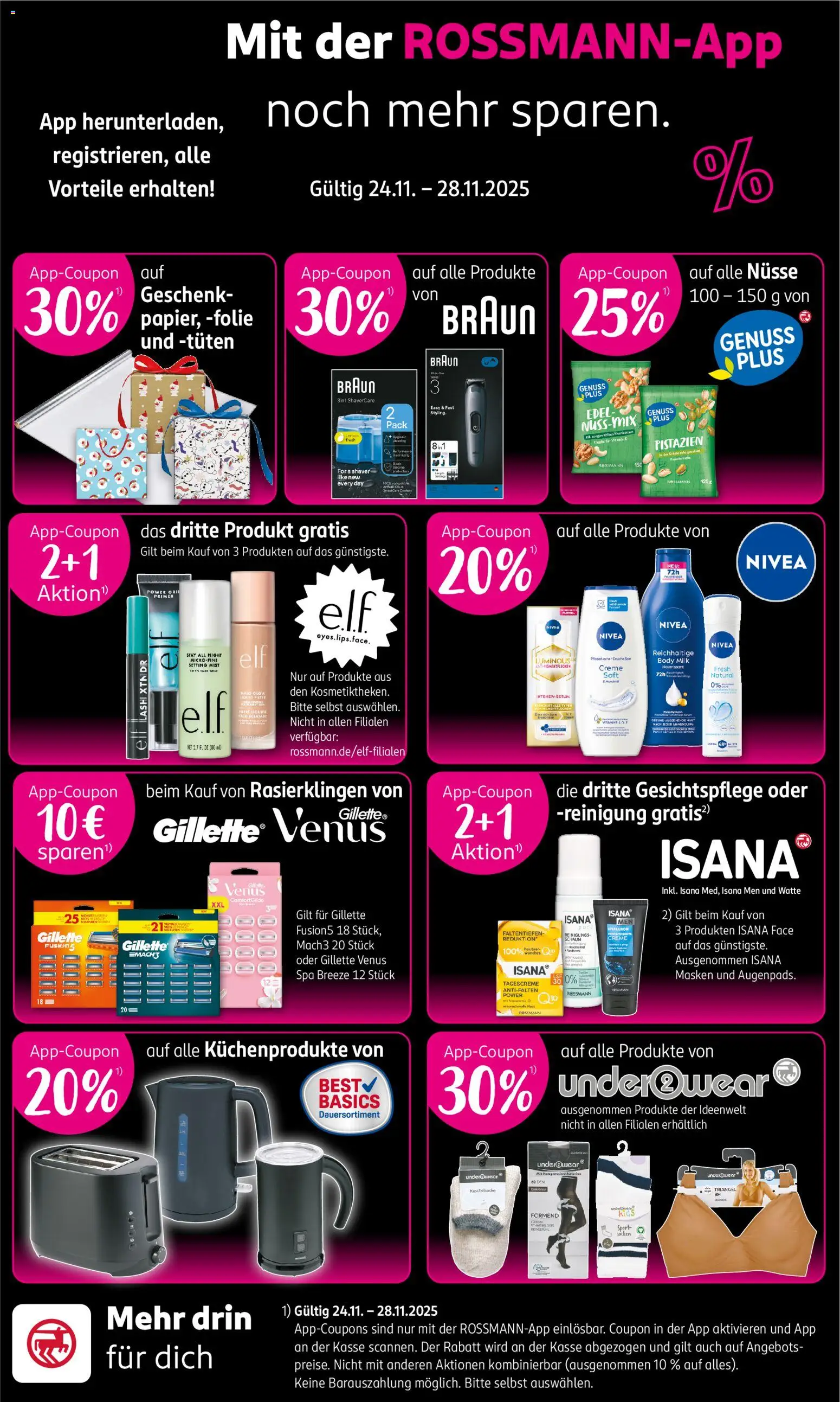 Rossmann - Black Friday – gültig ab 24.11.2025 | Seite: 14 | Produkte: Creme, Body Milk, Nüsse, Tagescreme