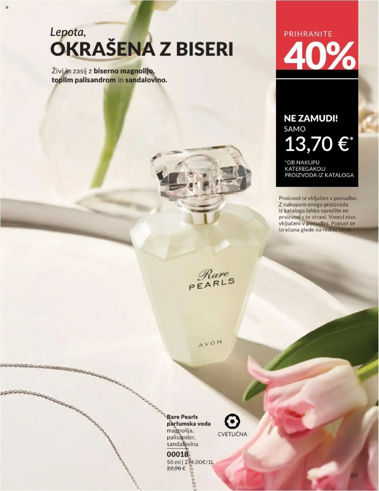 Avon katalog │ velja od 01.07.2025 | Stran: 89 | Izdelki: Voda, Parfumska voda