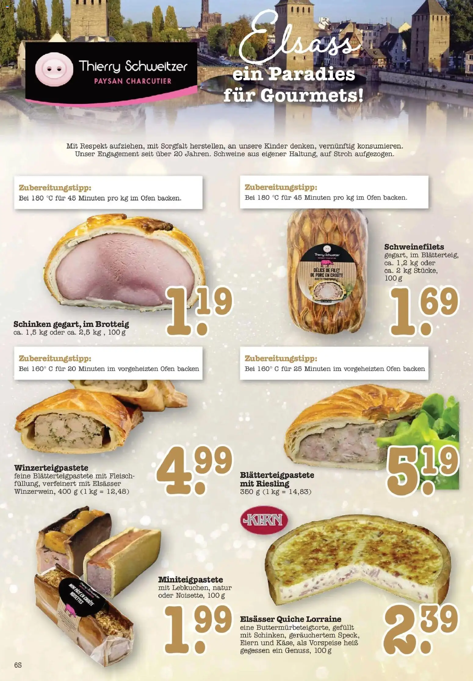 Edeka prospekt Wörth Am Rhein	 – gültig ab 14.12.2025 | Seite: 6 | Produkte: Ofen, Schinken, Fleisch