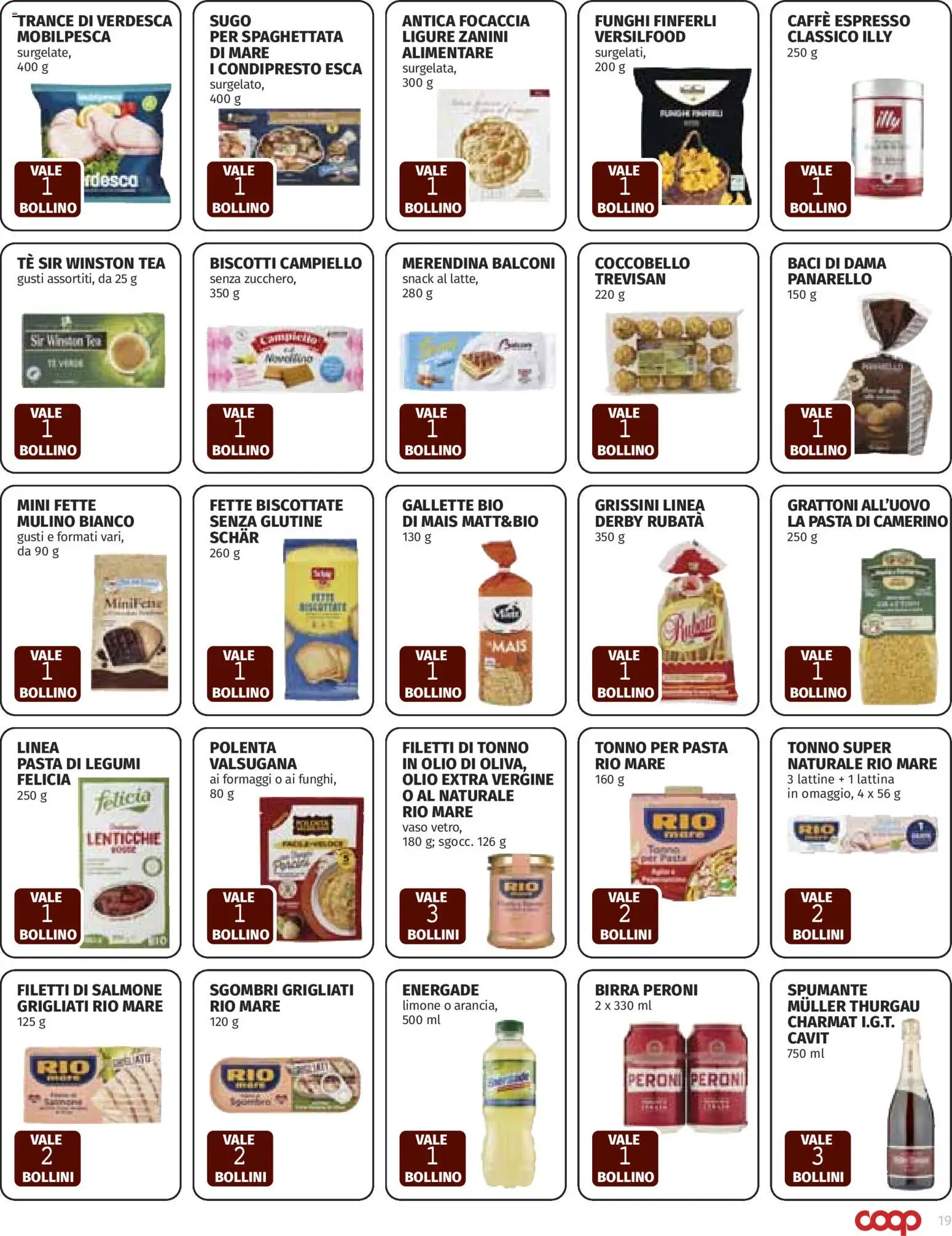 Volantino COOP del 08.01.2026 | Pagina: 19 | Prodotti: Caffè, Tè, Biscotti, Olio