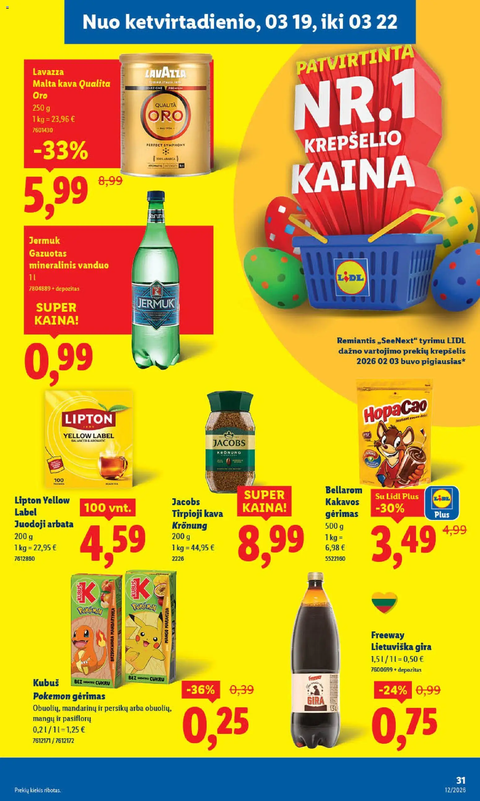 LIDL akcijos nuo 16.03.2026 | Puslapis: 38