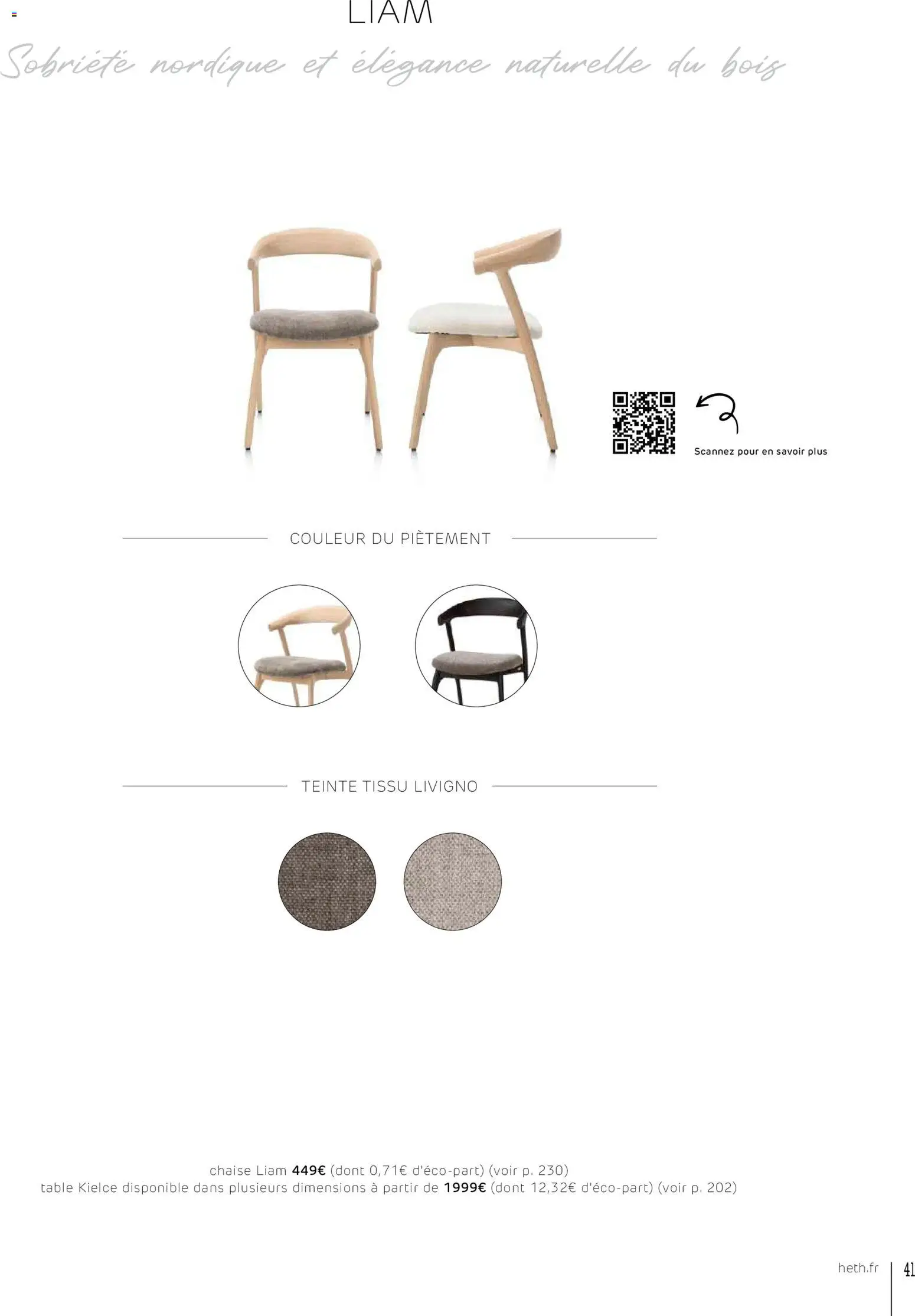 {H1} | Page: 41 | Produits: Table, Chaise